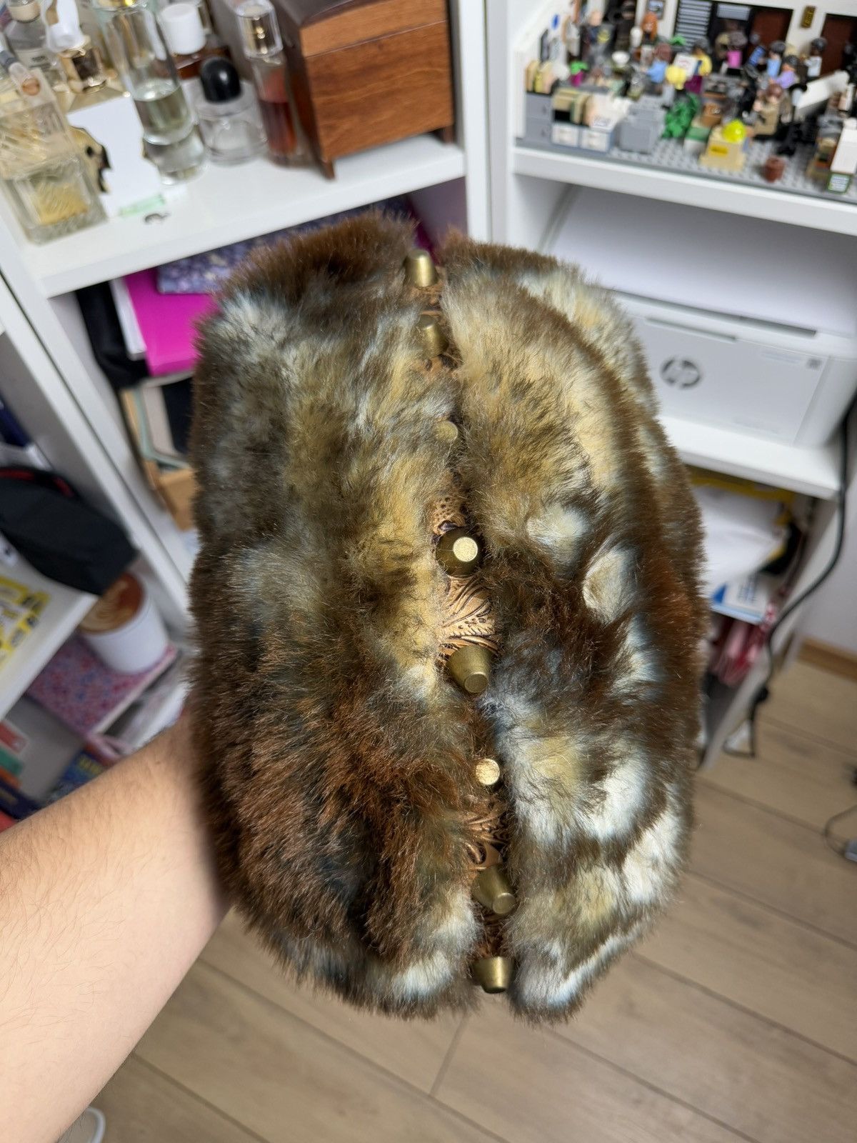 Vintage Vintage y2k Faux fur hand shoulder bag avantgarde archive Size ONE SIZE - 5 Thumbnail