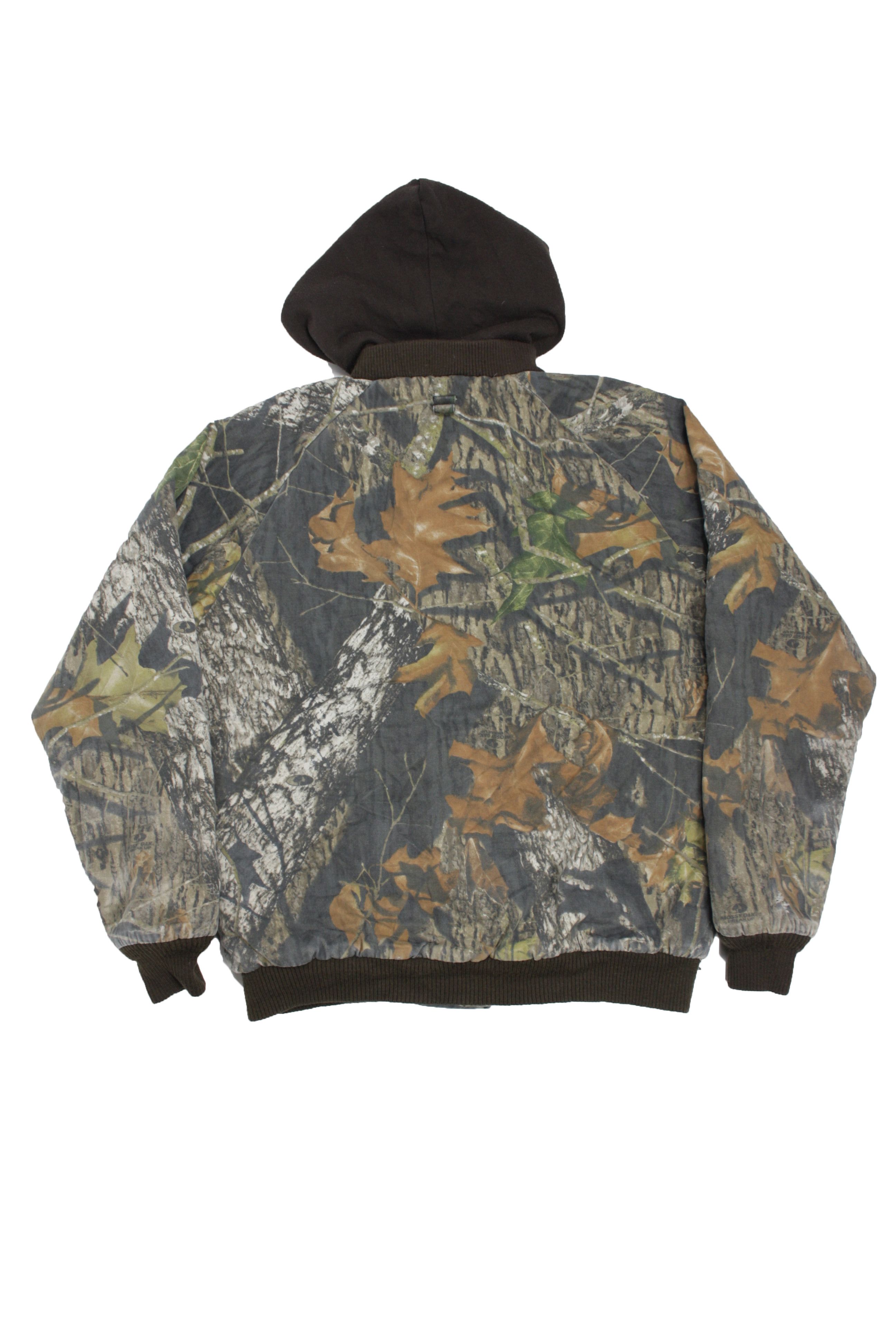 Bass Pro Shops × Mossy Oaks × Vintage Red Head Y2K Real Tree Camo Padded Hooded Bomber Jacket Size US S / EU 44-46 / 1 - 5 Thumbnail