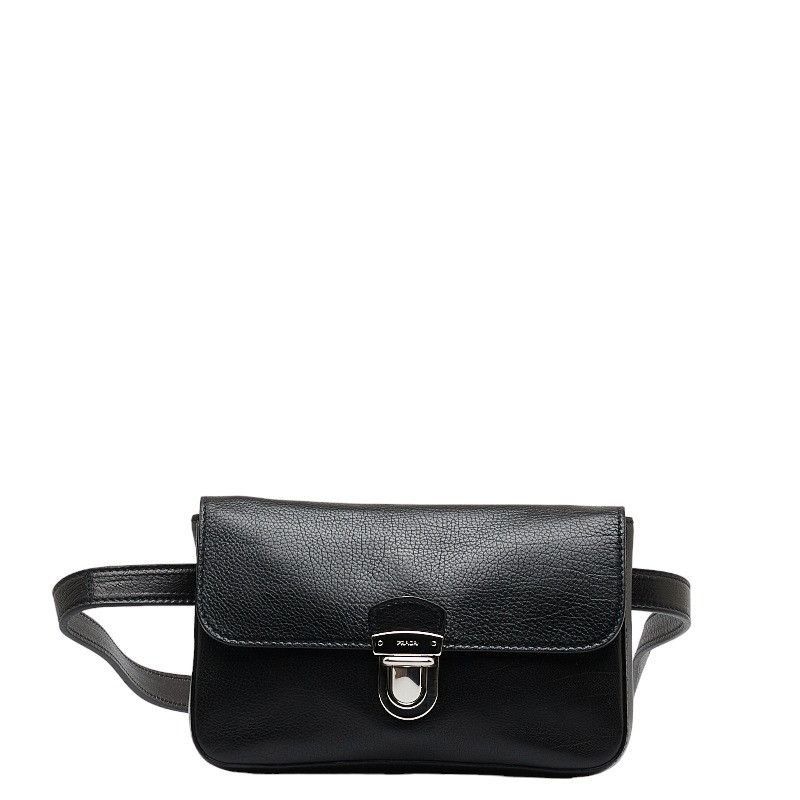 image of Prada Mini Waist Bag Body Bag Black, Women's
