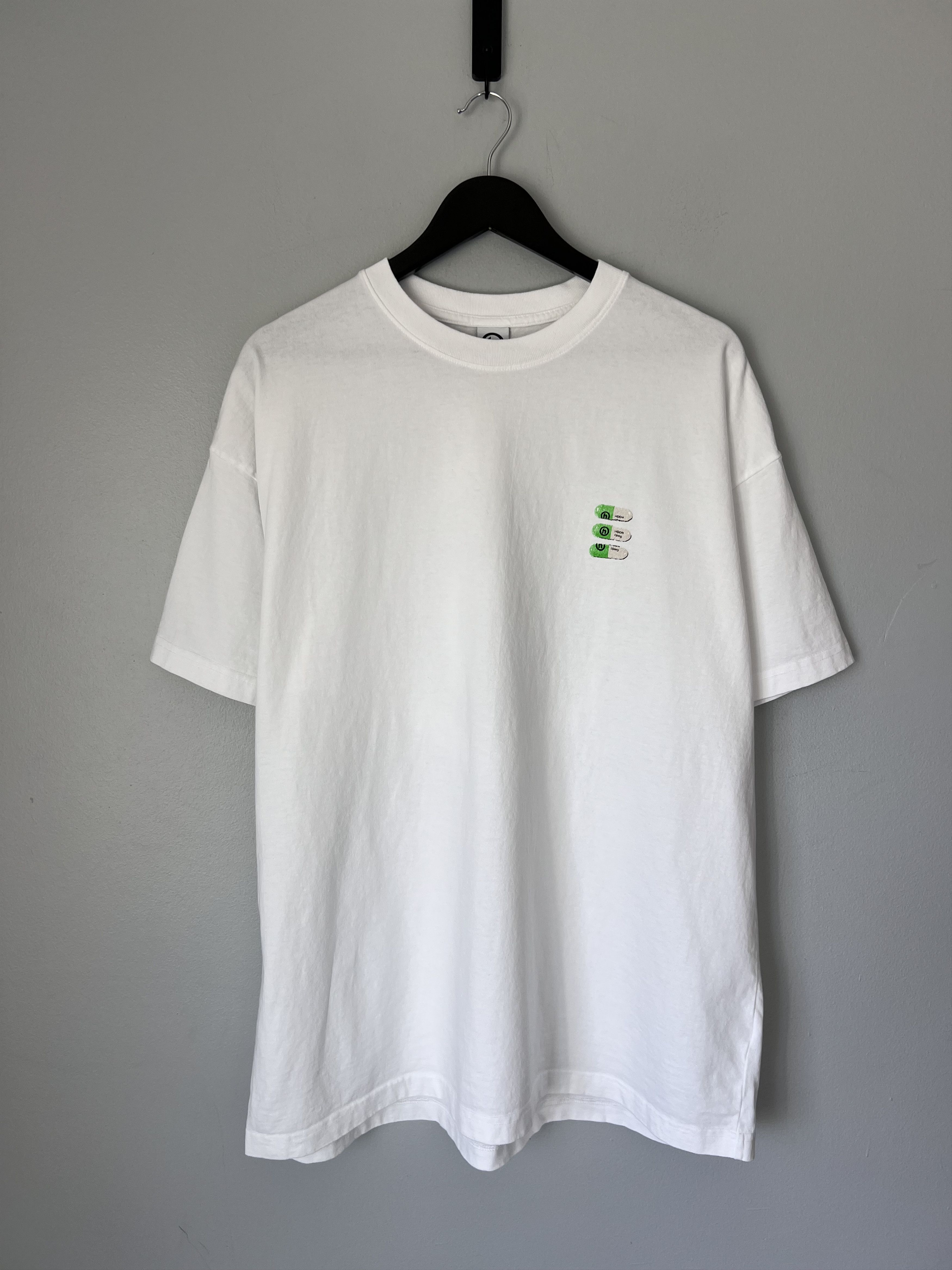 HIDDEN Hidden NY Scattered Pill H Logo Tee in White Size US XL / EU 56 / 4 - 4 Thumbnail