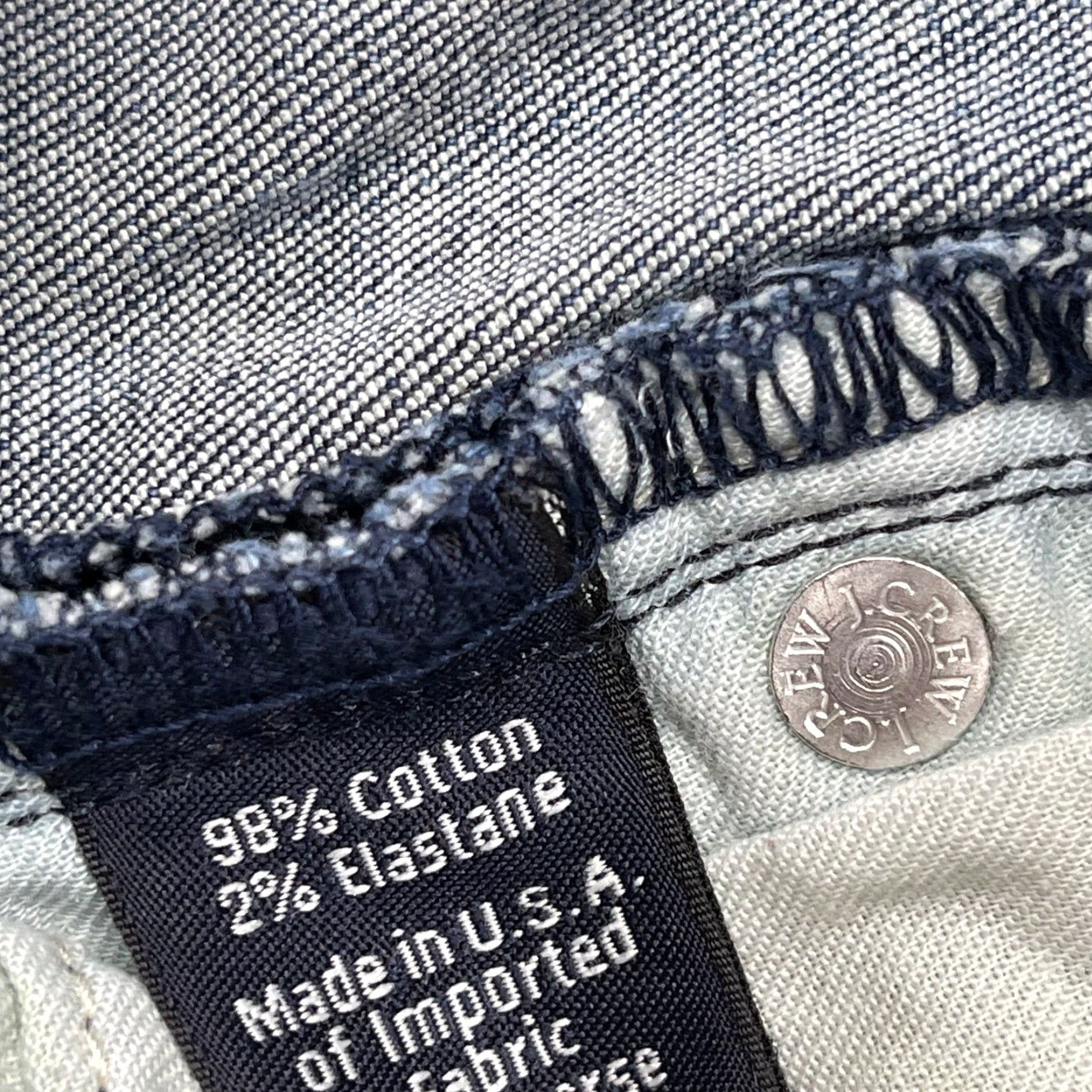 J.Crew J. Crew Skinny Jeans Womens Size 27 Dark Wash Denim Cotton Blend With Pocket 5-Pocket Zip Closure Vintage No Mens Womens Size 27" / US 4 / IT 40 - 6 Thumbnail