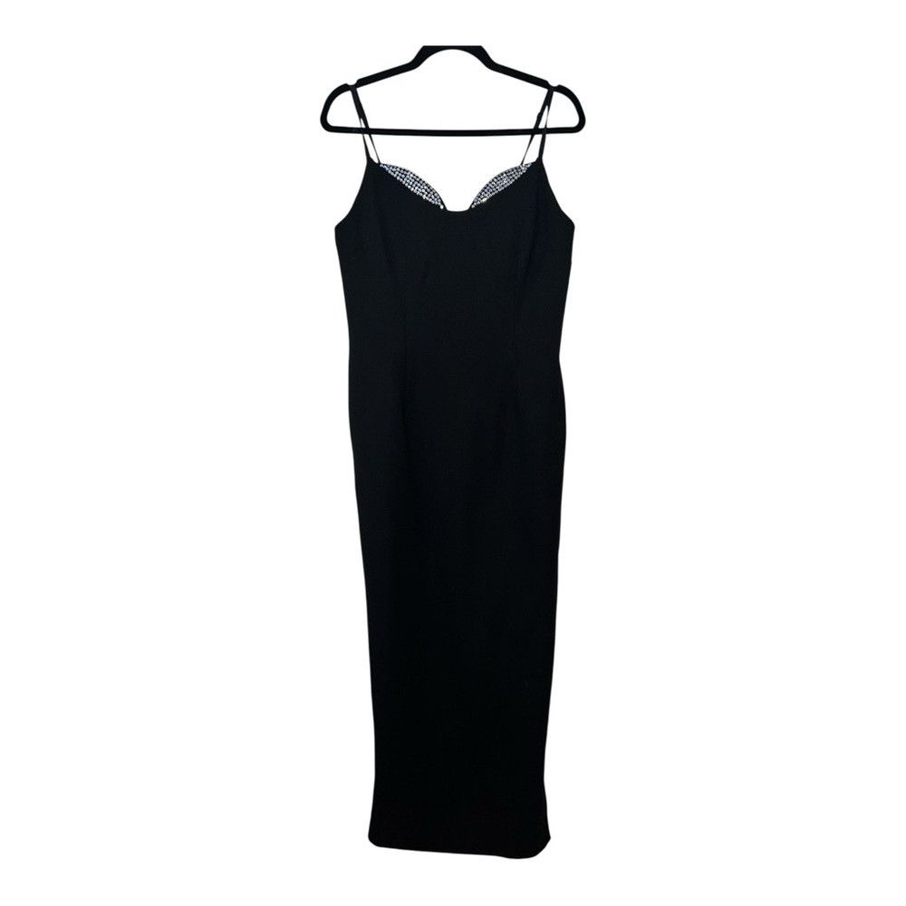 Good American NWT Good American Ponte Embellished Cup Gown Black XL Cryst Size XL / US 12-14 / IT 48-50 - 4 Thumbnail