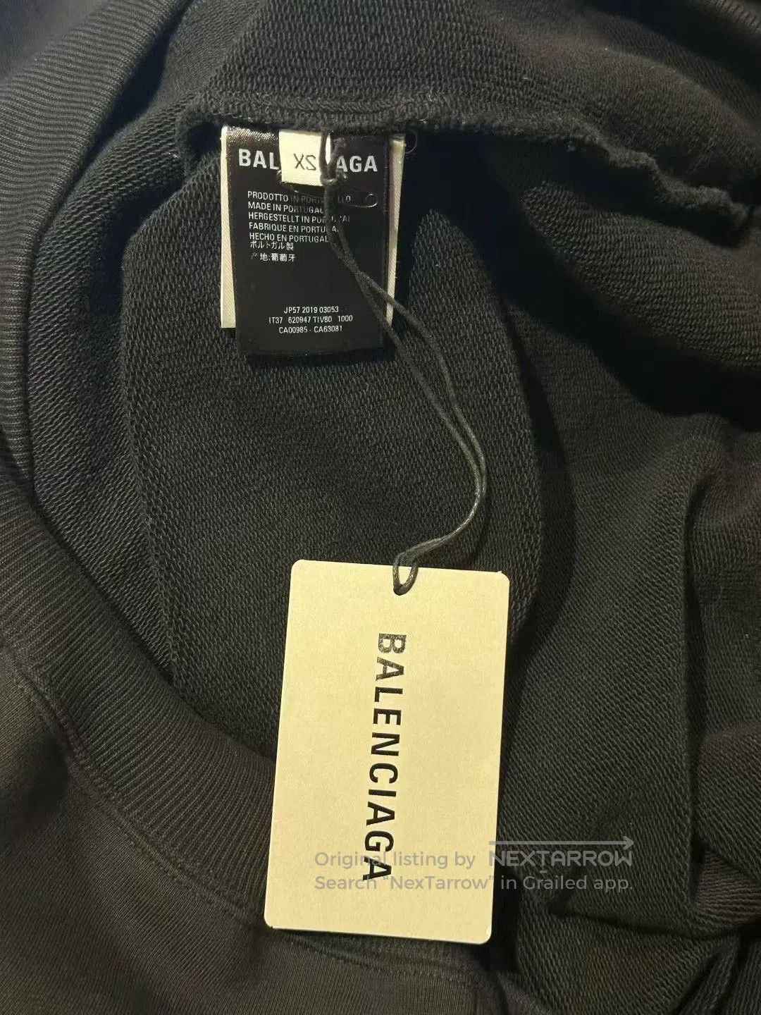 Balenciaga Balenciaga Black Mastercard Logo Hoodie. Size US XS / EU 42 / 0 - 4 Thumbnail