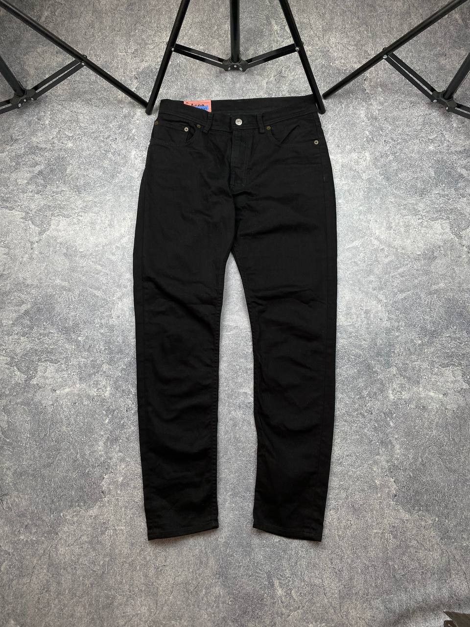 Acne Studios 30159 Acne Studios Bla Const Max Stay Black Jeans Size US 29 - 1 Thumbnail