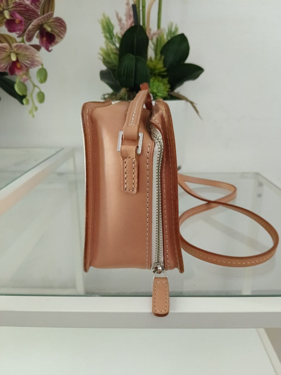 Courreges × Leather COURREGES LEATHER BOX SLING/CROSSBODY Size ONE SIZE - 3 Thumbnail
