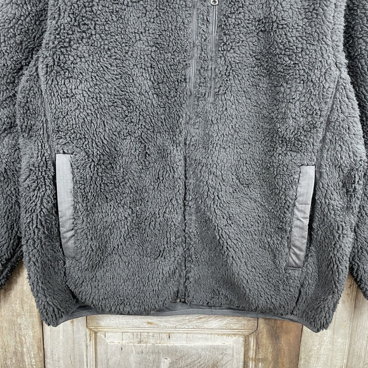 All Blacks × Japanese Brand × Uniqlo Y2k Uniqlo Fleece Sherpa Jacket Size US L / EU 52-54 / 3 - 4 Thumbnail