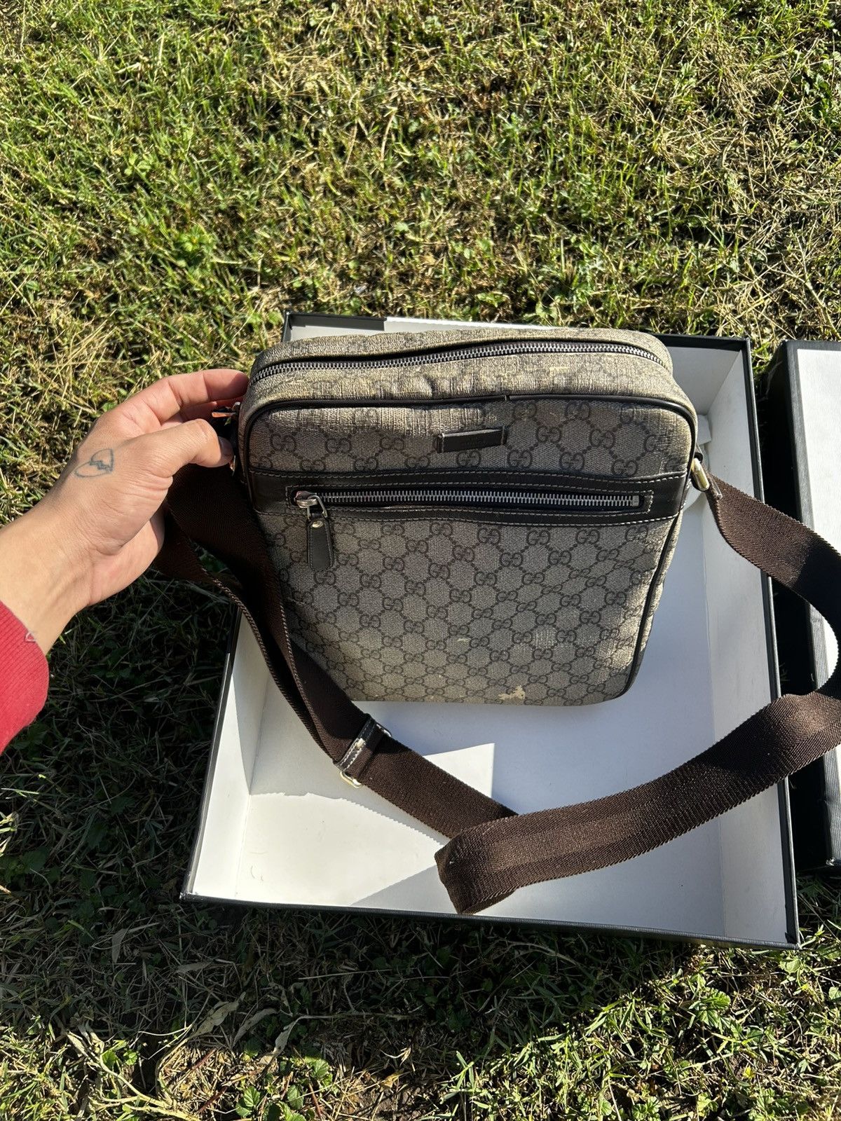 Gucci Gucci monogram side bag coated canvas Size ONE SIZE - 6 Thumbnail