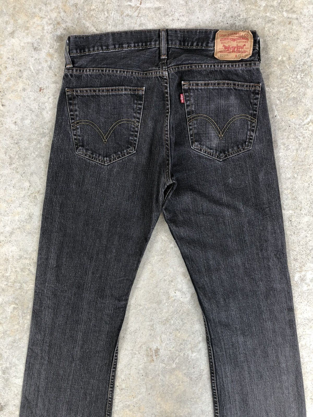 If Six Was Nine Y2k Levi’s 527 Flared Jeans Bootcut Distressed Jeans Size US 33 - 8 Thumbnail