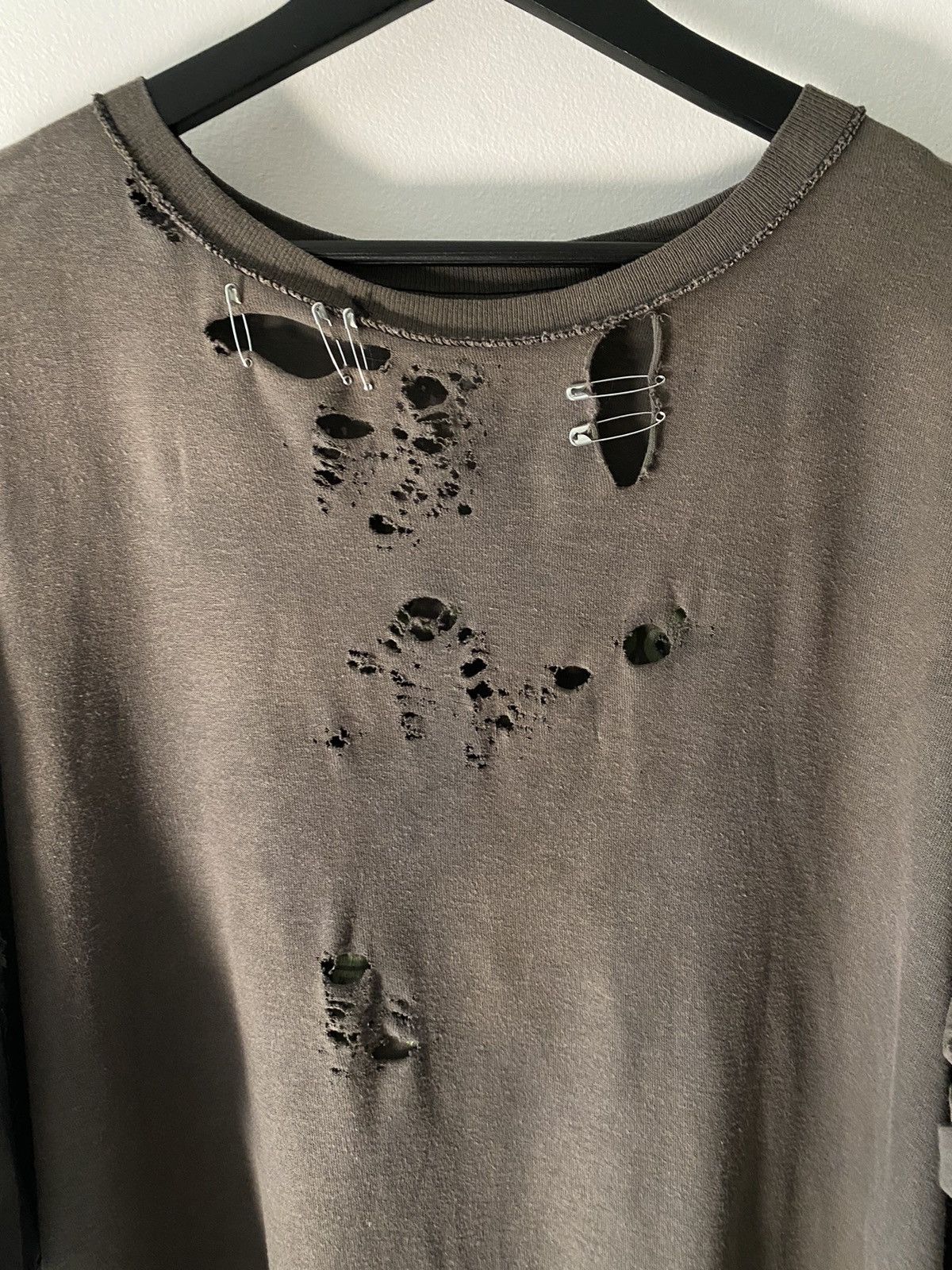 Vintage Vintage Perfectly Thrashed Faded and Repaired Inside Out Tee Size US XL / EU 56 / 4 - 2 Thumbnail