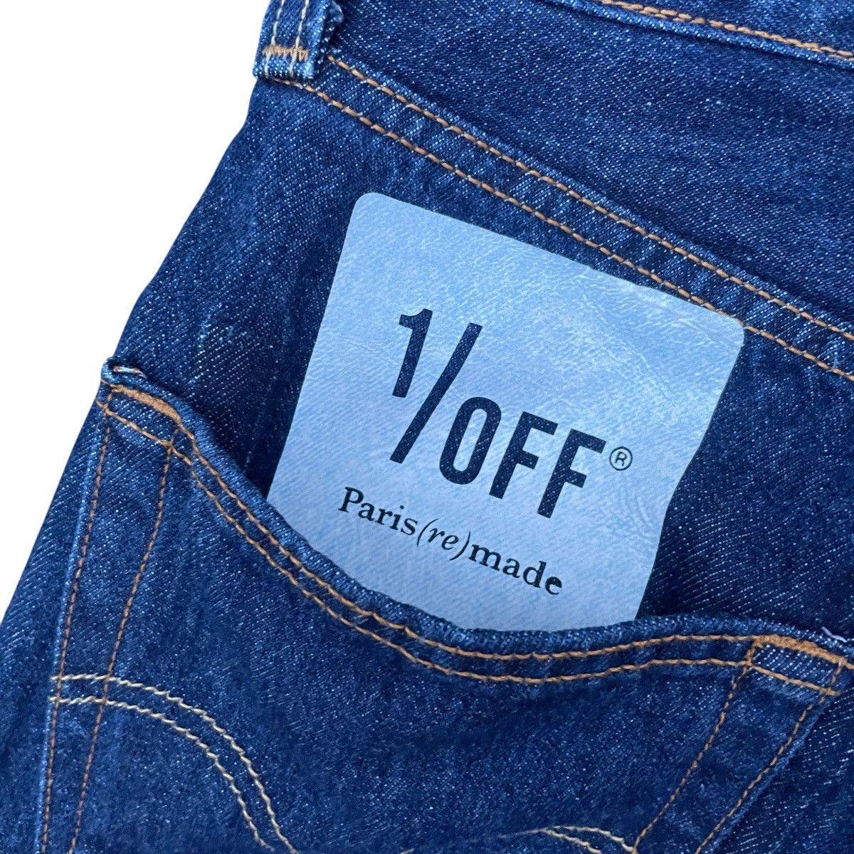 Levi's RARE 1/OFF Paris(re)made Reworked Levi's Double Jeans Size US 28 / EU 44 - 9 Thumbnail