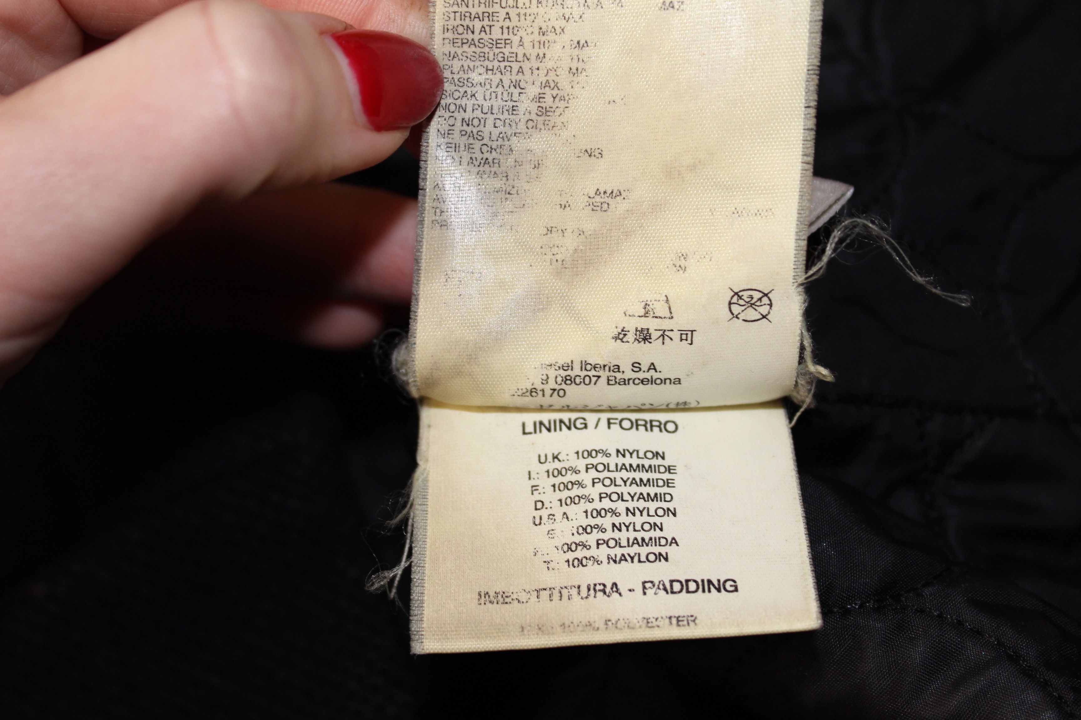 Diesel Unisex DIESEL Designer Black Belted Coat Jacket Size M Size US S / EU 44-46 / 1 - 9 Thumbnail
