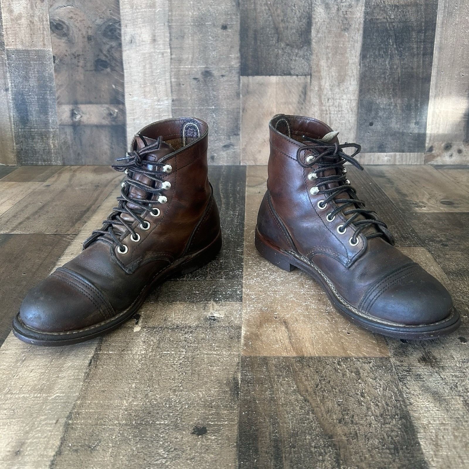 Red Wing Red Wing 8111 Iron Ranger Work Boots Mens 4.5 D Size US 5 / EU 37 - 8 Thumbnail