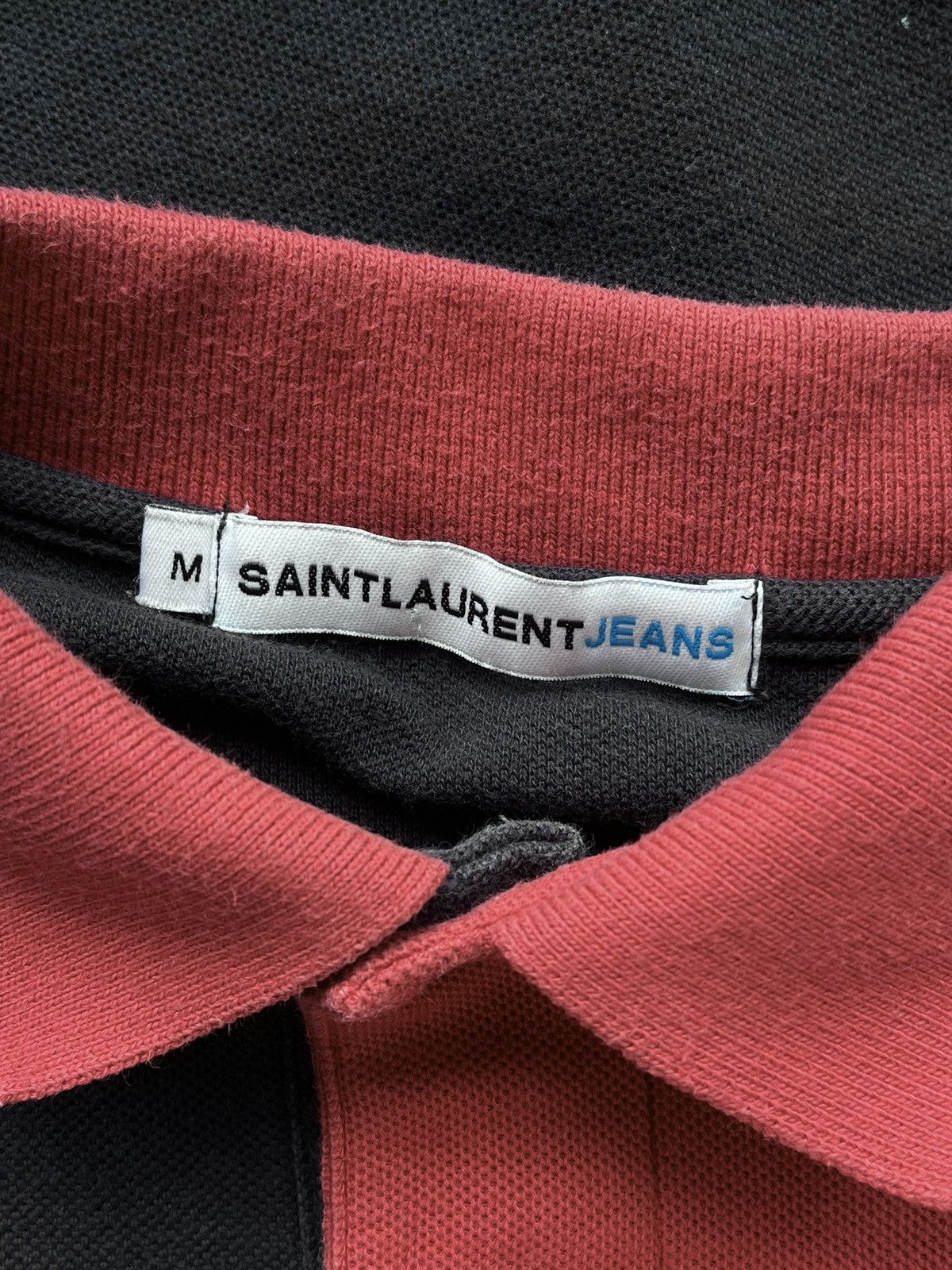 Yves Saint Laurent Vintage Yves Saint Laurent Polo Shirt YSL Big Logo Paris Size US M / EU 48-50 / 2 - 11 Thumbnail