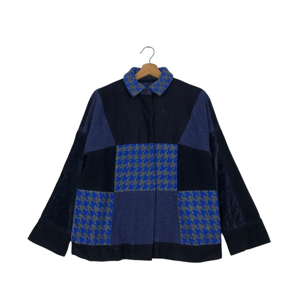 Japanese Brand 🔥VINTAGE CHORE JACKET INDIGO PATCHWORK DESIGN KAPITAL STYLE Size US M / EU 48-50 / 2 - 3 Thumbnail