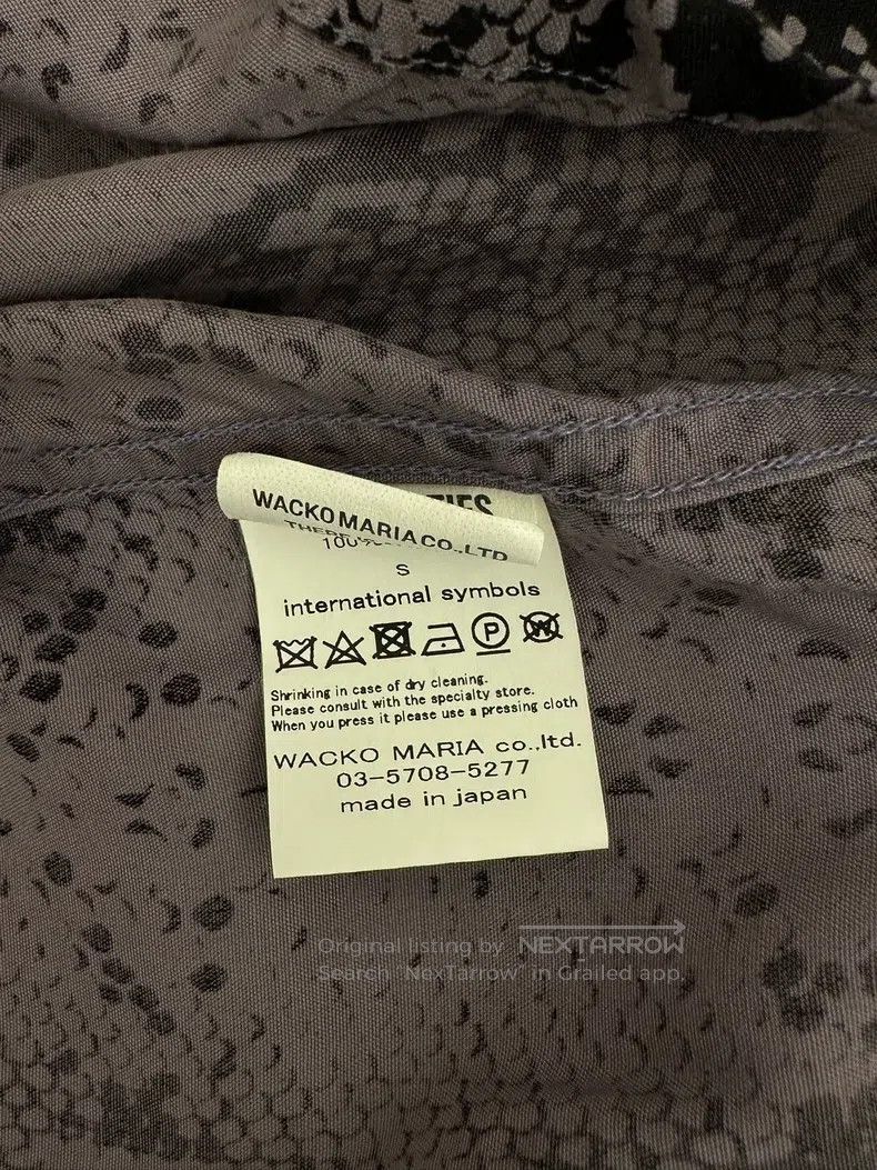Wacko Maria Wacko Maria Snake pattern shirt Size US S / EU 44-46 / 1 - 3 Thumbnail