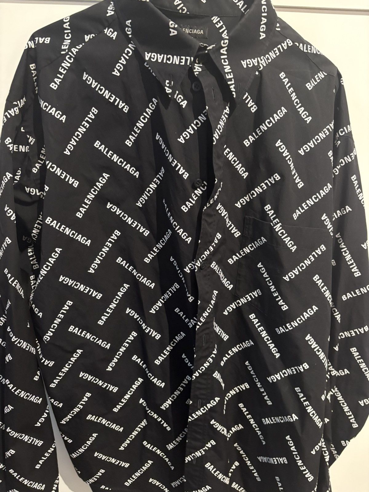 Balenciaga Balenciaga- Bal Diagonal Allover Shirt Size US L / EU 52-54 / 3 - 1 Thumbnail