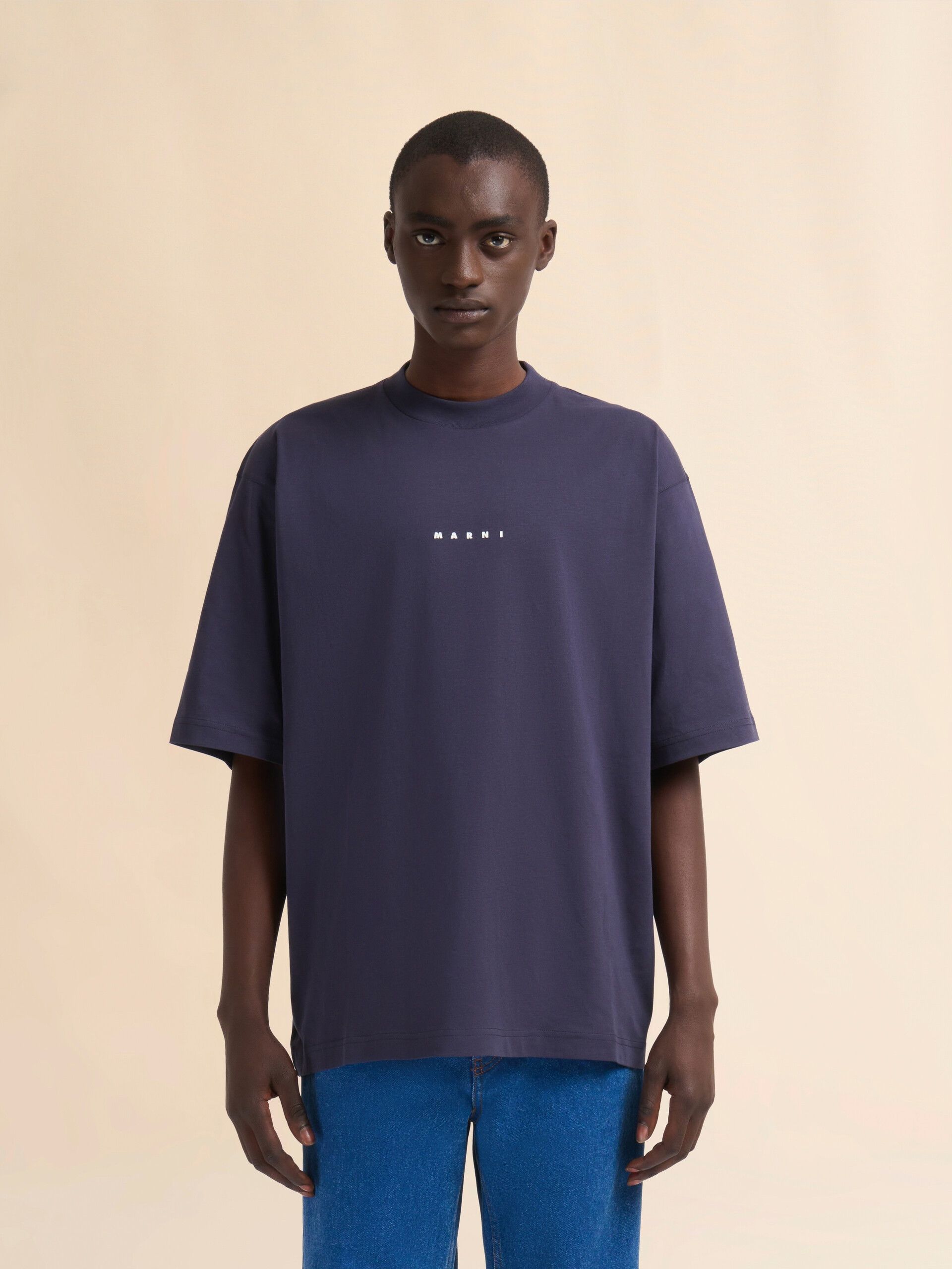 Marni o1f1d3z0625 T-Shirt in Blue Size US M / EU 48-50 / 2 - 2 Thumbnail