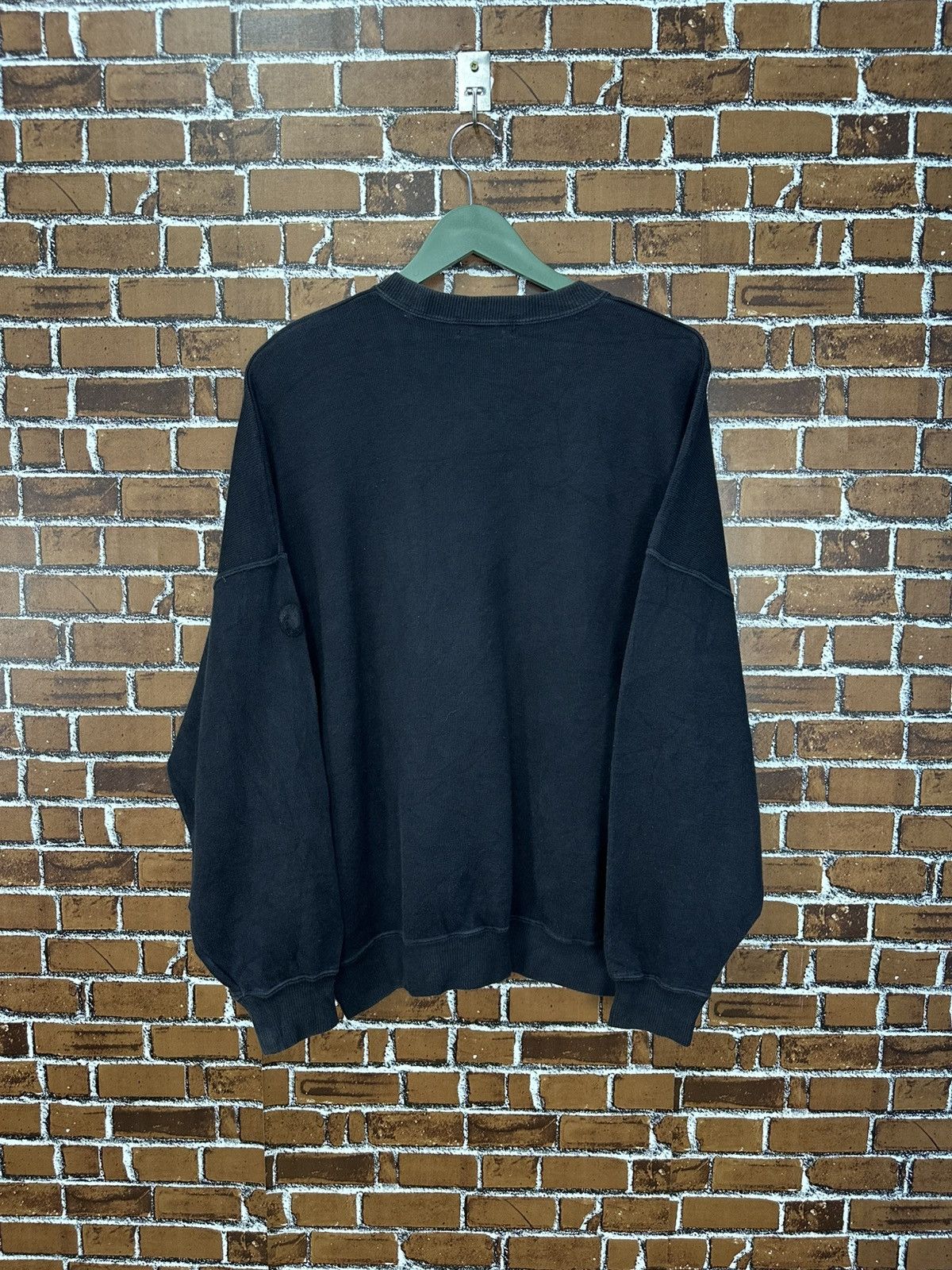 Trussardi Vintage Trussardi Jeans Liberty Logo Baggy Crewneck Z462 Size US L / EU 52-54 / 3 - 4 Thumbnail