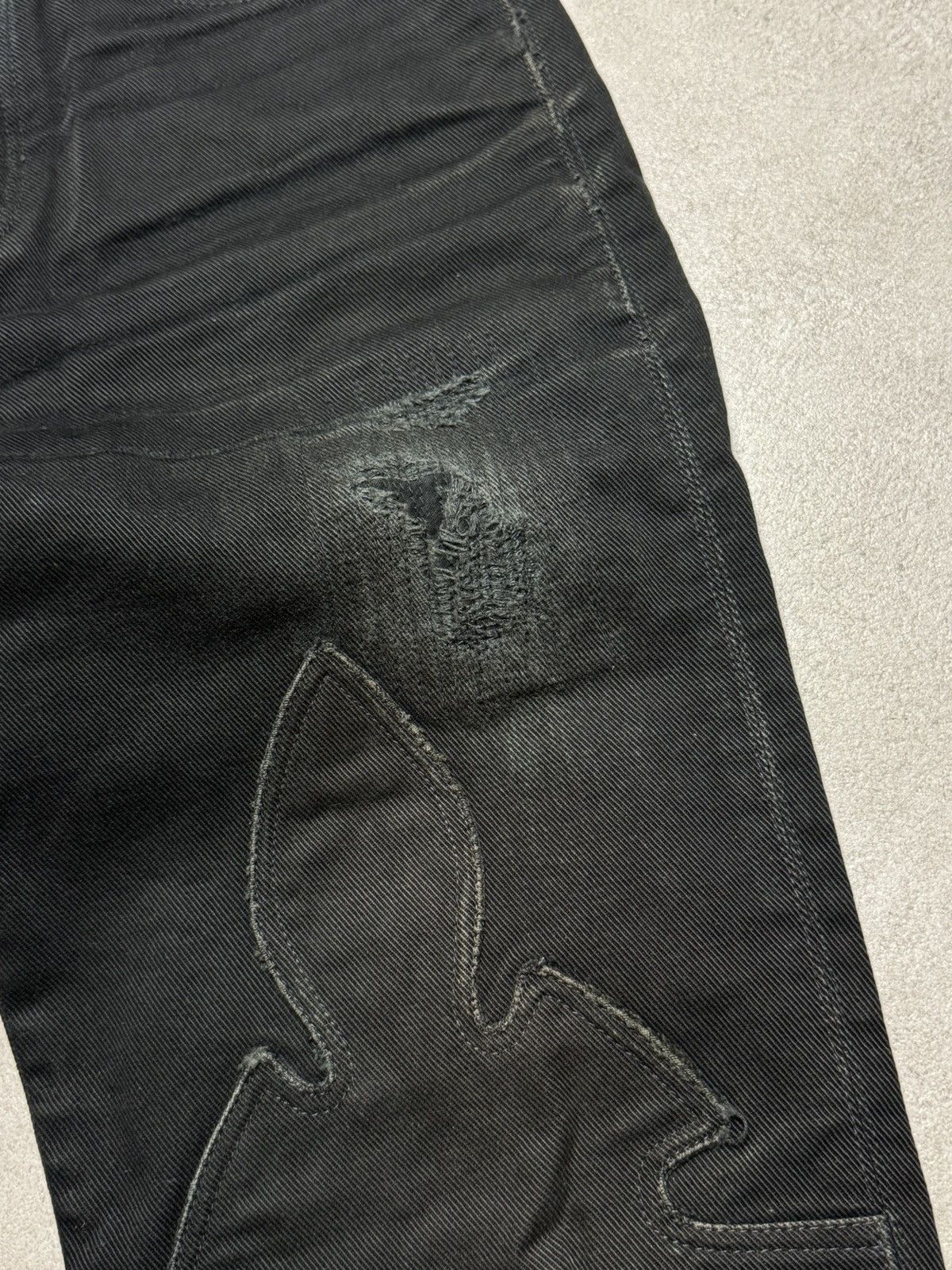 Chrome Hearts Chrome Hearts Vintage Flare Knee Denim Jeans Size US 29 - 3 Thumbnail
