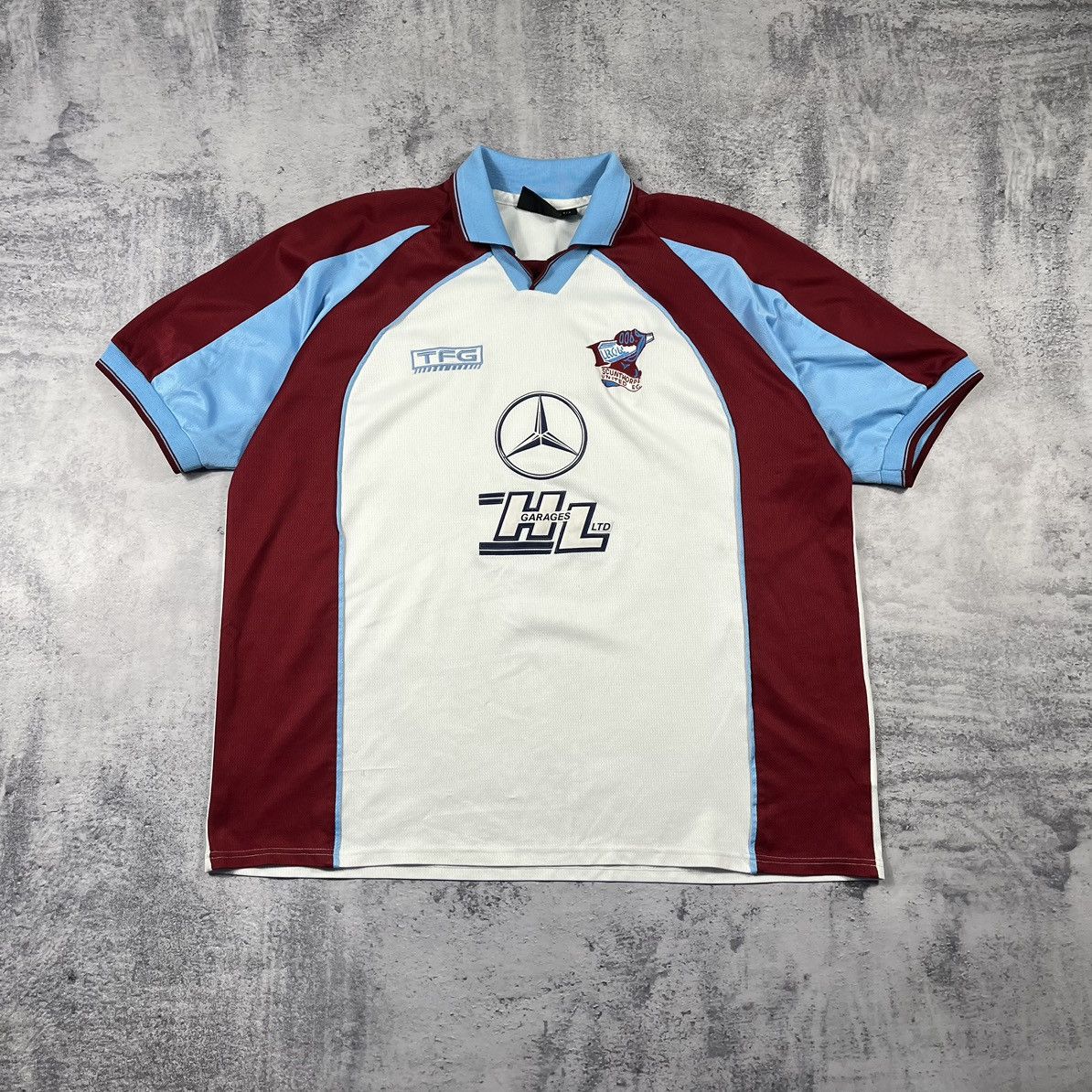 Vintage TFG Sports Scunthorpe United 2001/03 Home Soccer Jersey Kit Size US XL / EU 56 / 4 - 1 Thumbnail