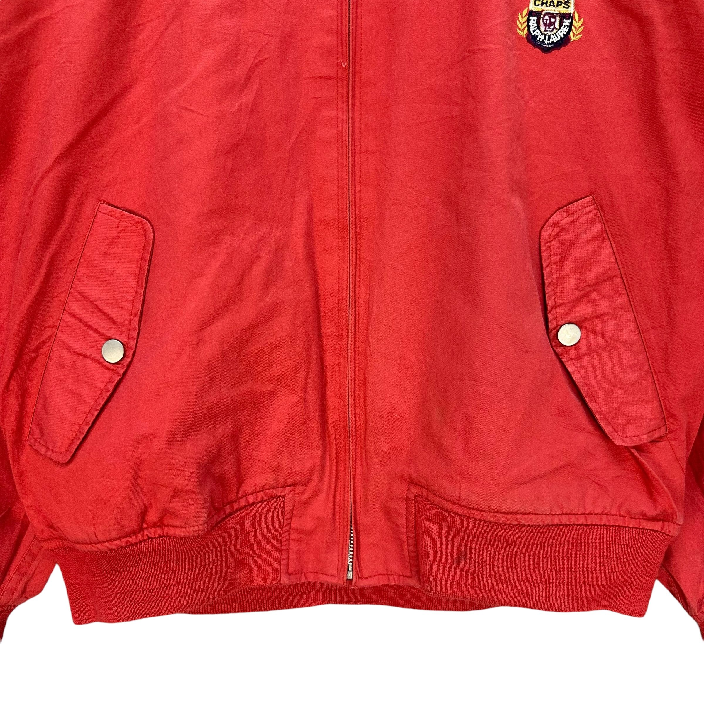 Chaps Ralph Lauren CHAPS RALPH LAUREN Oxford Eight Logo Bomber Jacket #109-1471 Size US L / EU 52-54 / 3 - 6 Thumbnail