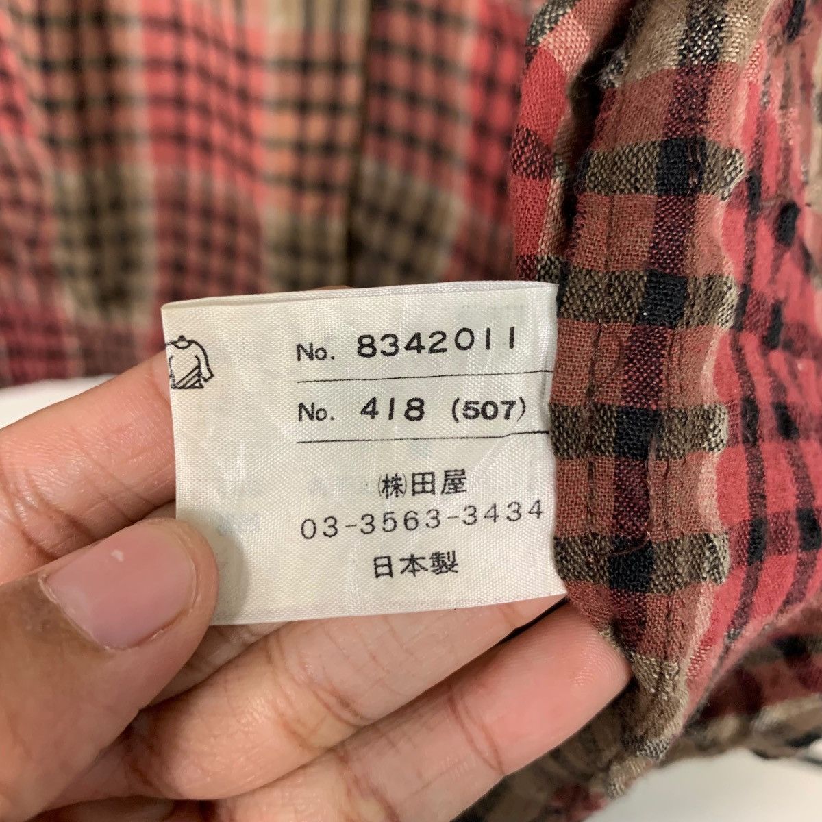 Vintage TOKYO TAYA GINZA Checked Casual Jacket #2685-C120 Size US L / EU 52-54 / 3 - 15 Thumbnail
