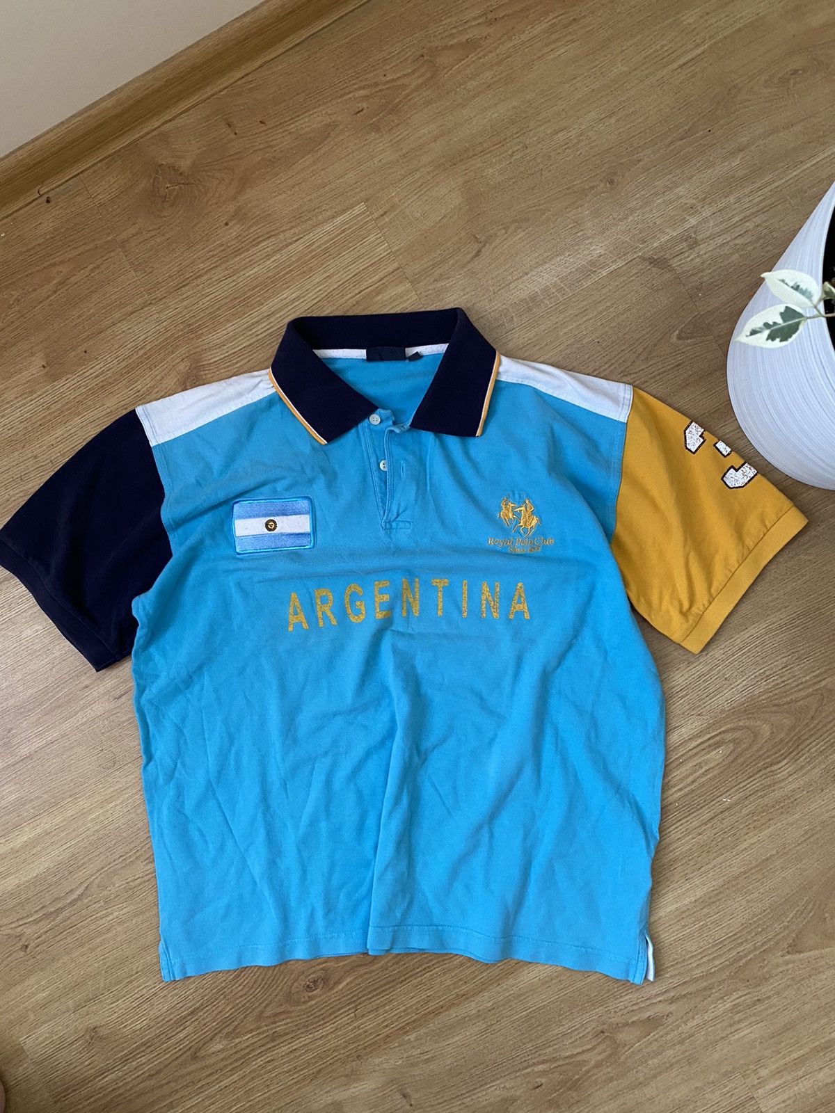 Polo Ralph Lauren × Vintage Polo Ralph Lauren style Argentina distressed rugby polo Size US XL / EU 56 / 4 - 1 Thumbnail