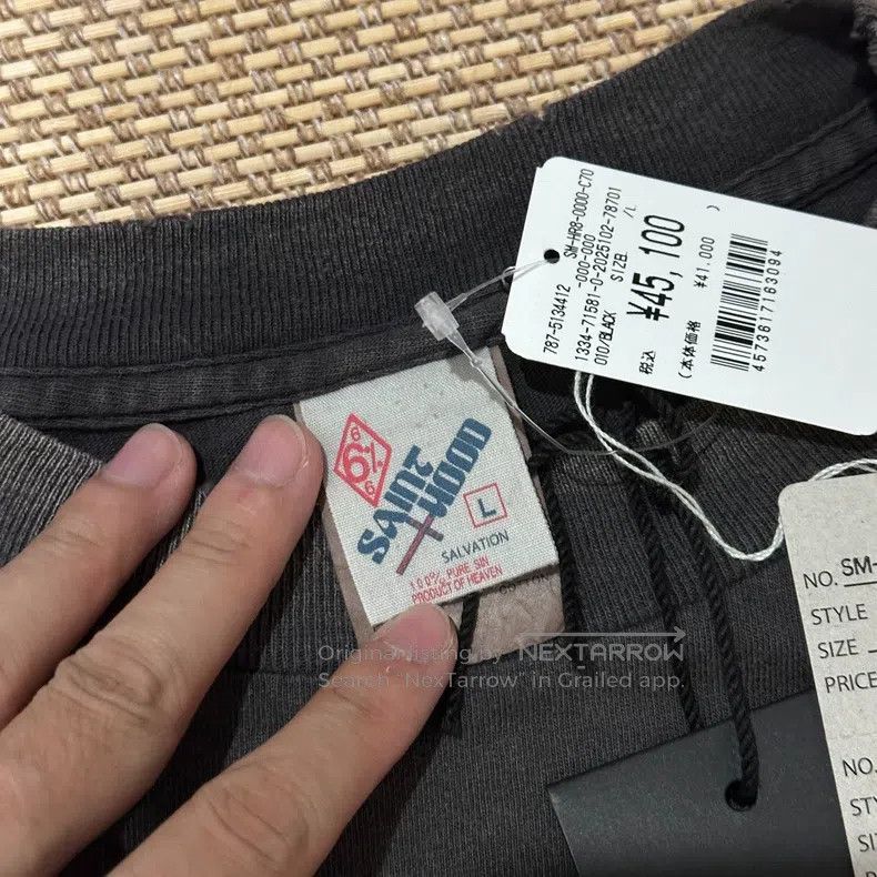 Saint Michael Saint Michael Washing and making old short sleeves for mot Size US L / EU 52-54 / 3 - 5 Thumbnail