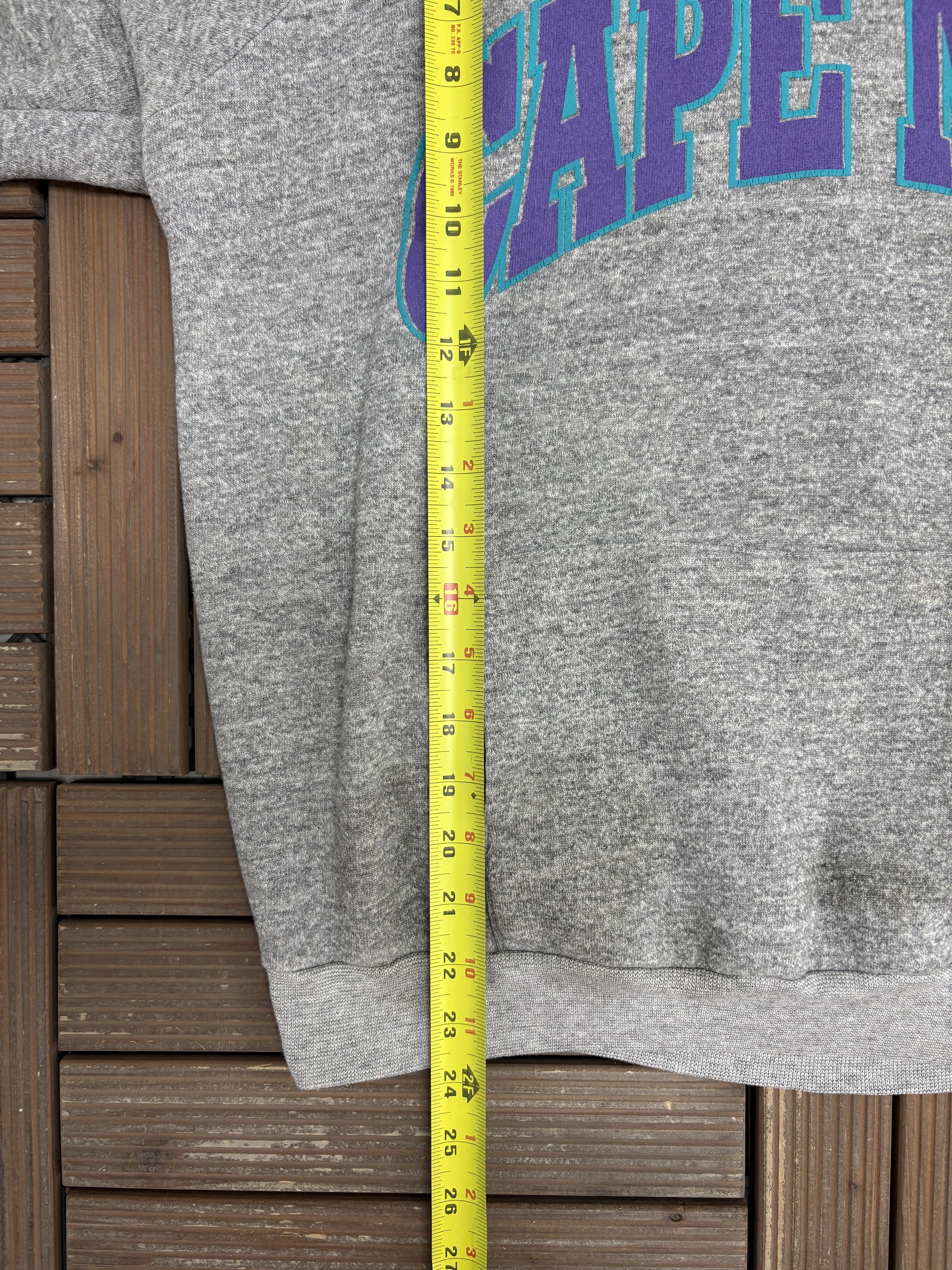 Vintage Cape May Spell Out Tourist Vintage Grey Hoodie Sweater Size US XL / EU 56 / 4 - 7 Thumbnail
