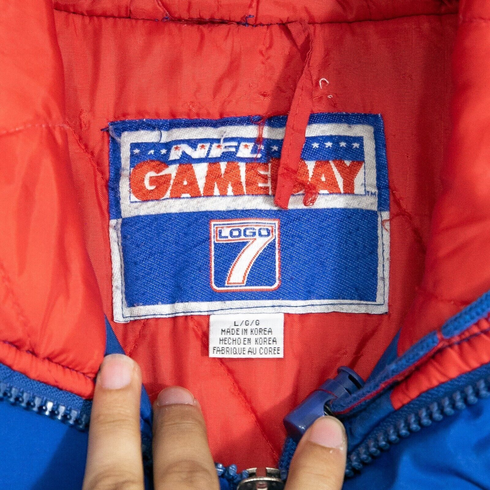 Logo 7 × Vintage Vintage New England Patriots Puffer Jacket Large - Logo 7 Size US XL / EU 56 / 4 - 7 Thumbnail