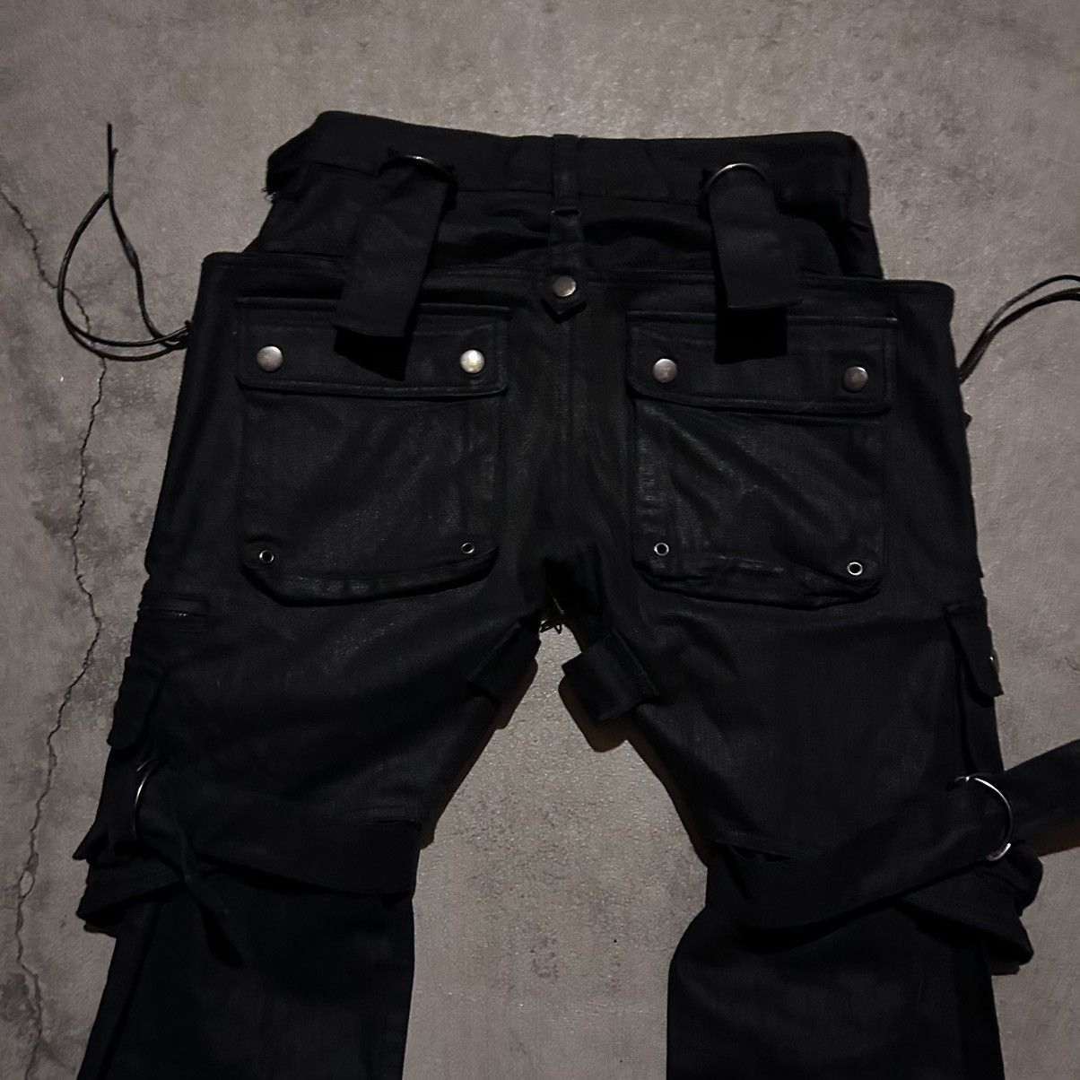 If Six Was Nine × Japanese Brand × Le Grande Bleu (L.G.B.) El ropa loco bondage black pants Size US 28 / EU 44 - 9 Thumbnail