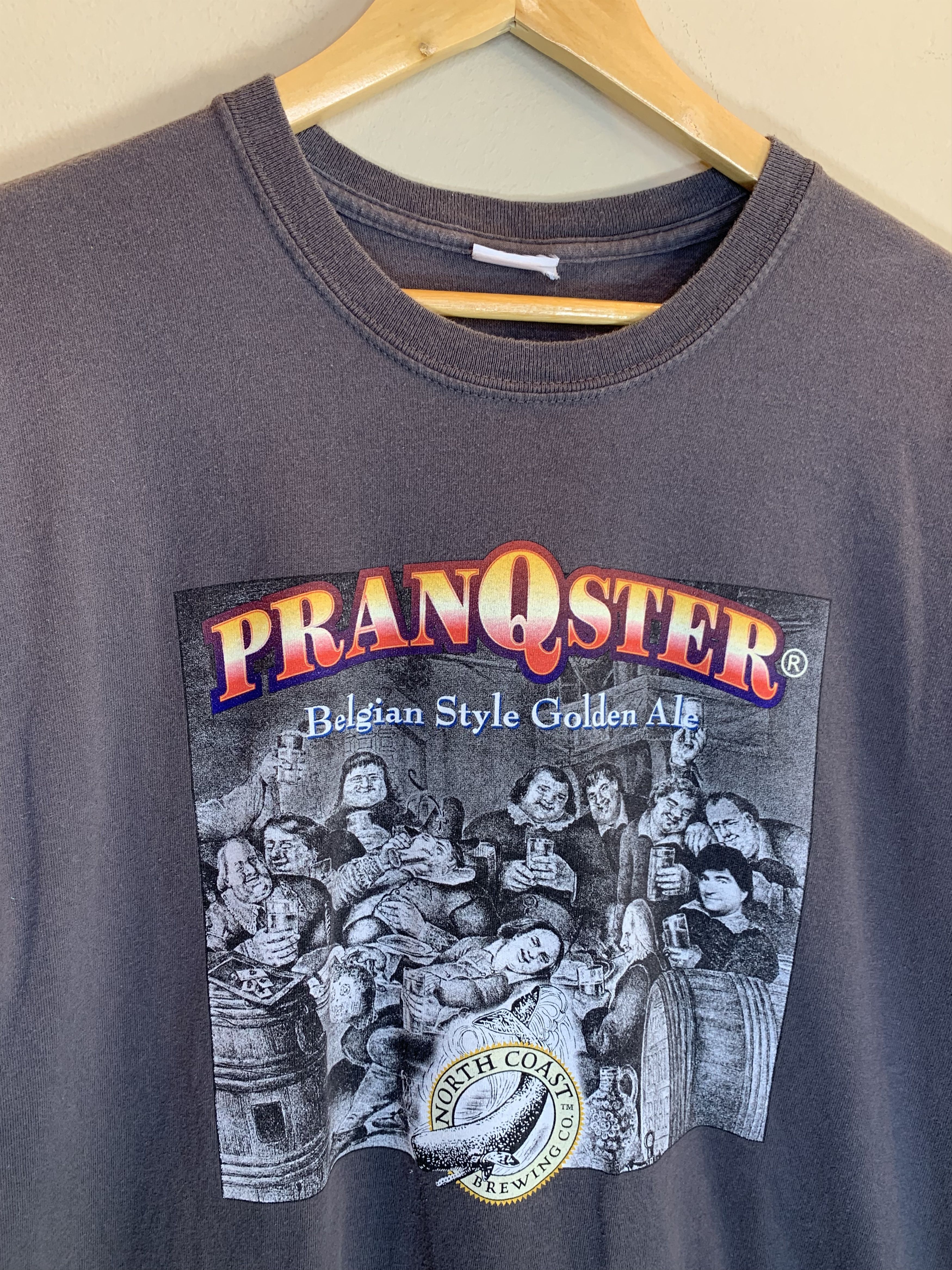 Vintage RARE Vintage PranQster Belgian Ale North Coast Brewery Shirt Size US L / EU 52-54 / 3 - 2 Thumbnail