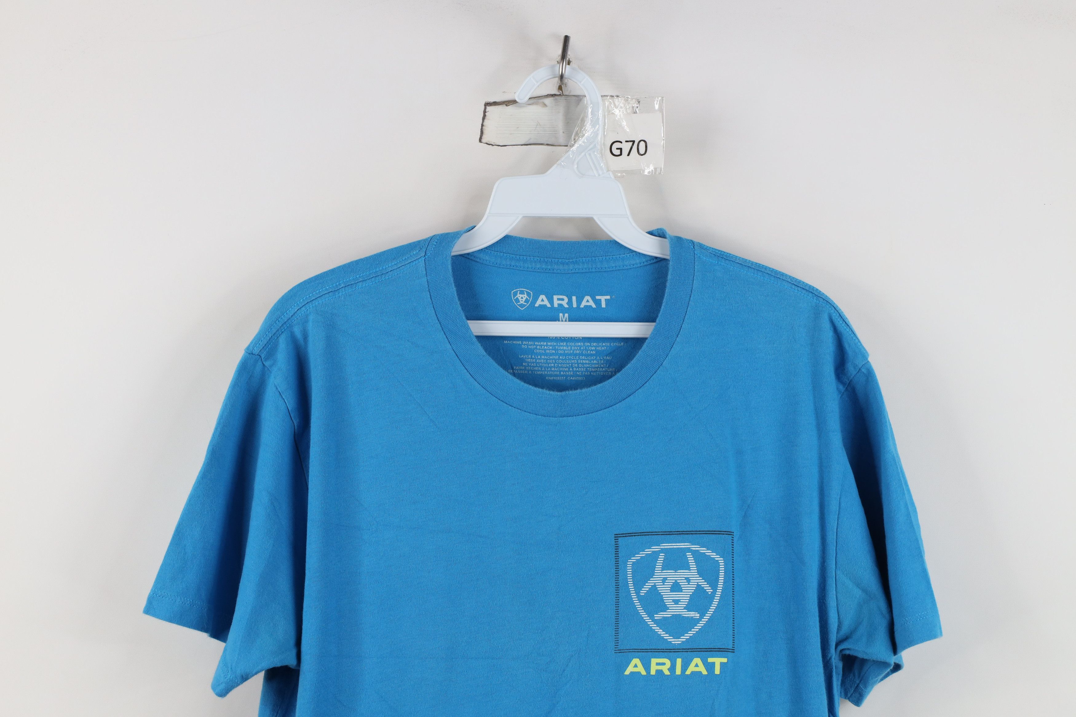 Ariat Ariat Distressed Spell Workwear Short Sleeve T-Shirt Blue Size US M / EU 48-50 / 2 - 2 Thumbnail
