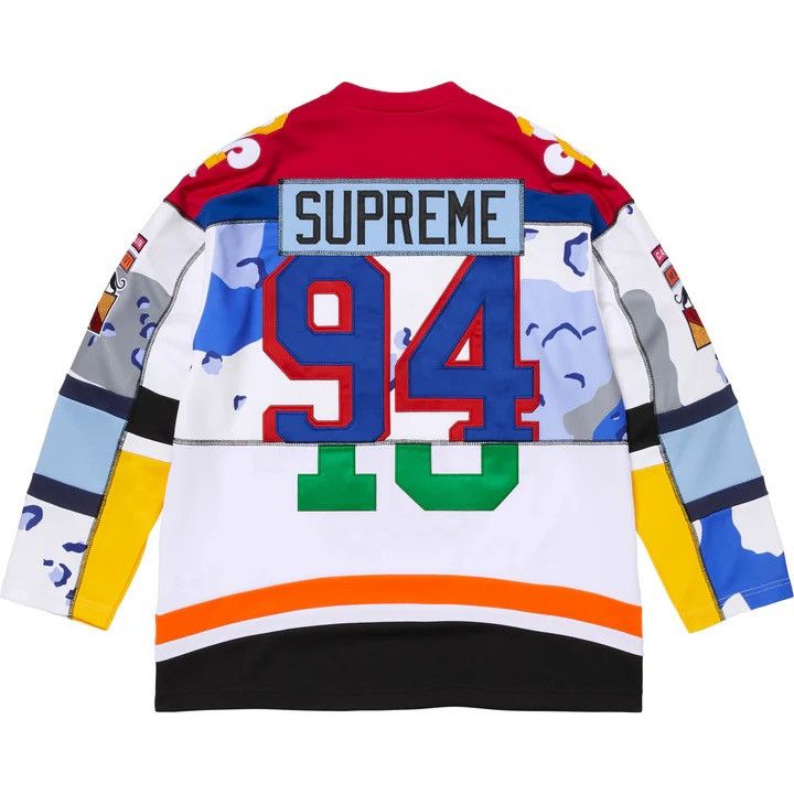 Supreme Supreme Paneled Hockey Jersey White Size Small Size US S / EU 44-46 / 1 - 5 Thumbnail