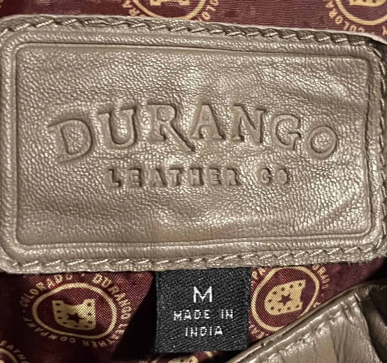 Durango Durango Leather Perforated Leather Bomber Jacket Taupe Size M / US 6-8 / IT 42-44 - 3 Thumbnail