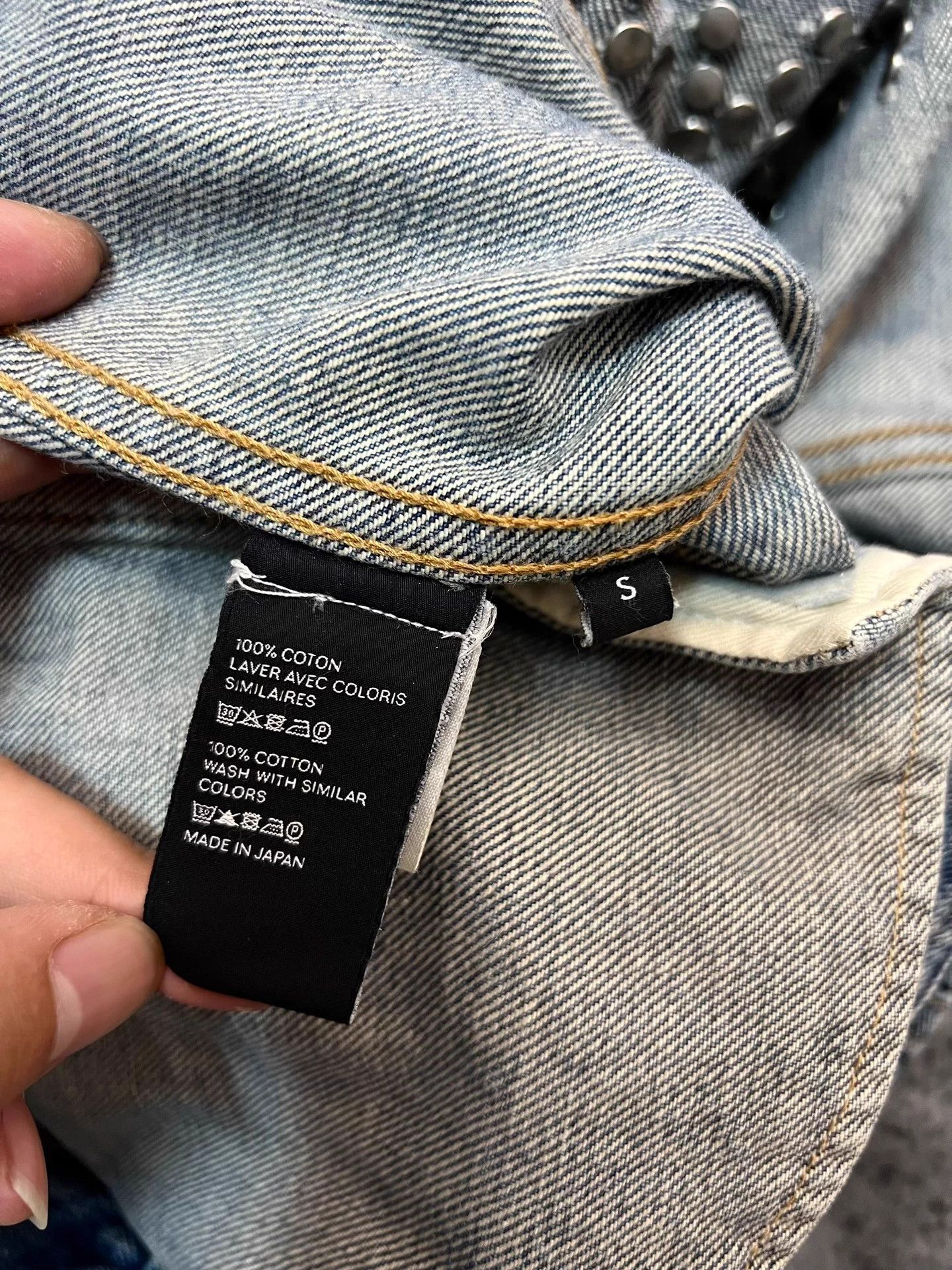 Celine Authentic Celine washed blue jeans jacket. Size S / US 4 / IT 40 - 5 Thumbnail