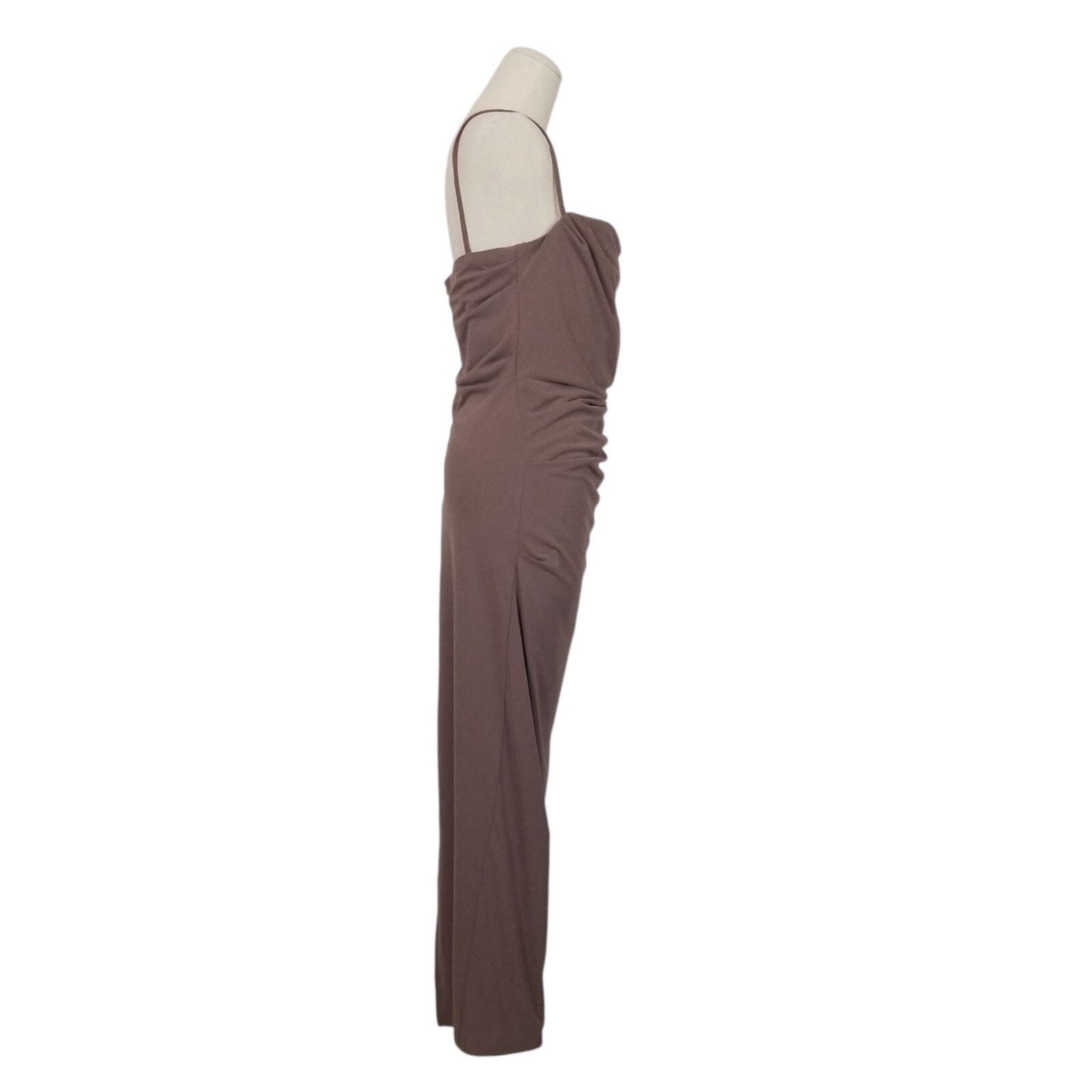 Zara Zara Draped Knit Dress Mocha Brown Sz Medium Size M / US 6-8 / IT 42-44 - 5 Thumbnail