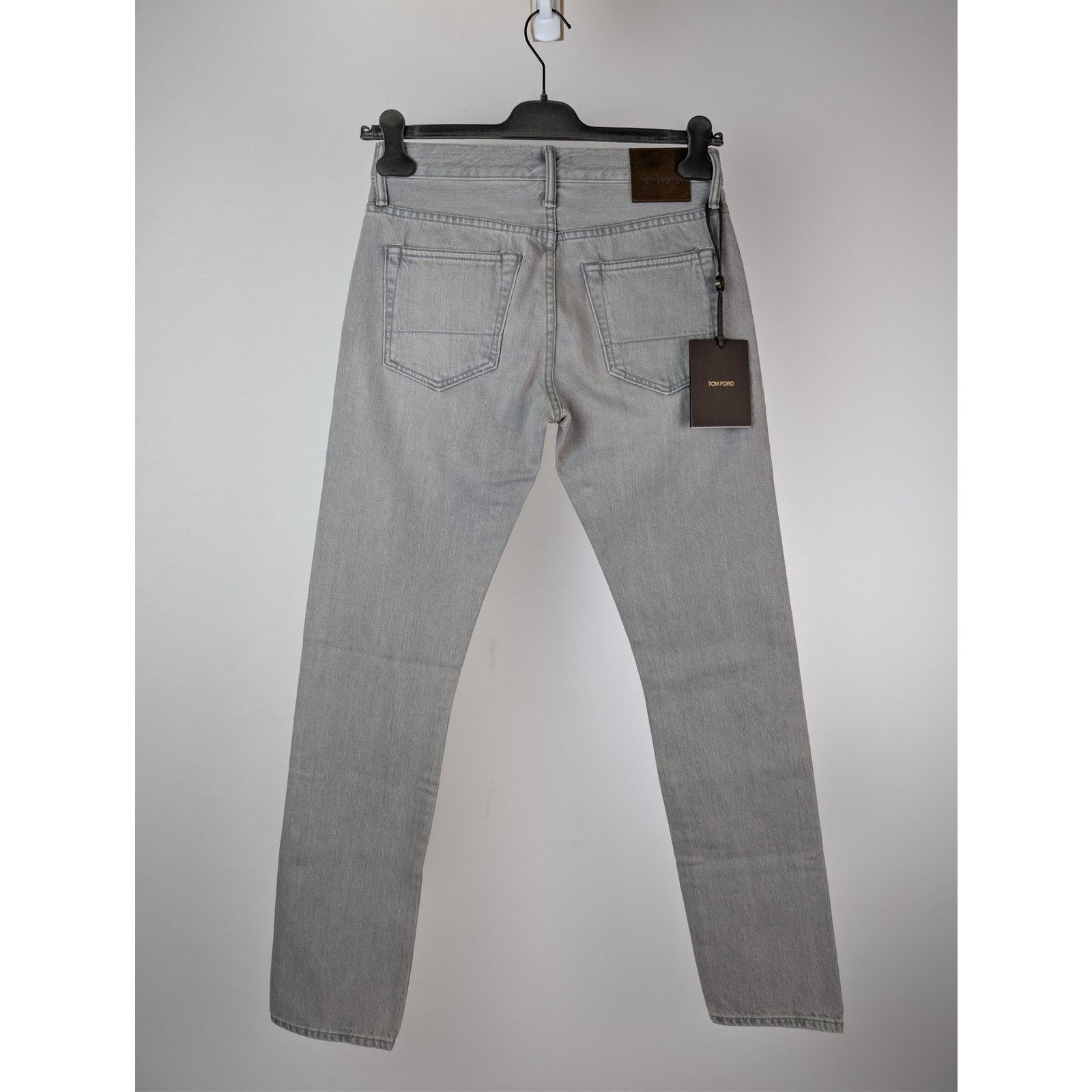 Tom Ford o1rshd1 Slim-Fit Denim Jeans in Pale Grey Size US 30 / EU 46 - 10 Thumbnail