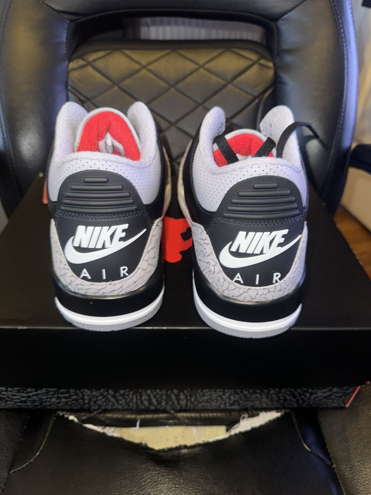 Jordan Brand × Nike AIR JORDAN 3 “BLACK CEMENT” RETRO 2024 Size US 11 / EU 44 - 5 Thumbnail