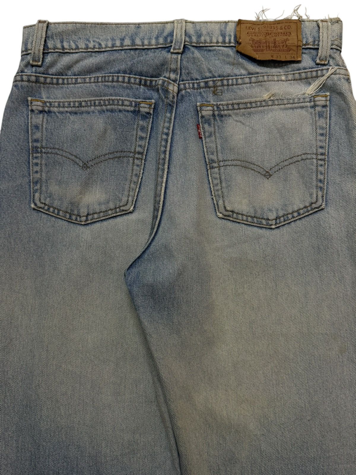 Levi's Vintage 80s Usa Levis 510 Faded Wash Distressed Regular Fits Size US 30 / EU 46 - 5 Thumbnail