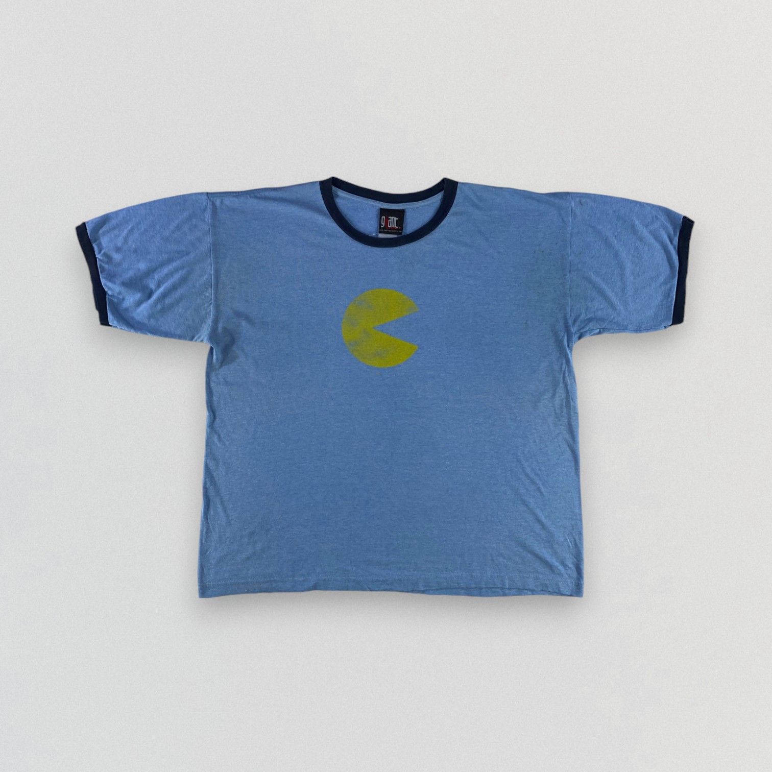 Giant Vintage 90s Pac Man Ringer T Shirt Size US XL / EU 56 / 4 - 1 Thumbnail