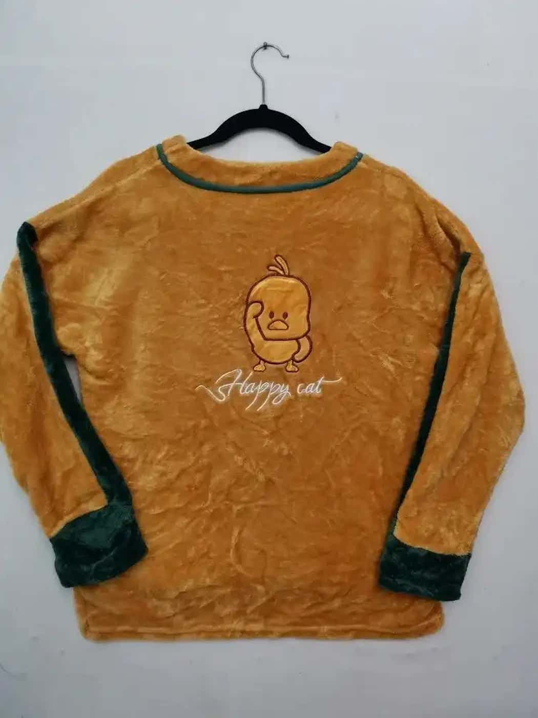 Vintage Vintage Happy Cat Fleece Sweatshirt Size US L / EU 52-54 / 3 - 5 Thumbnail