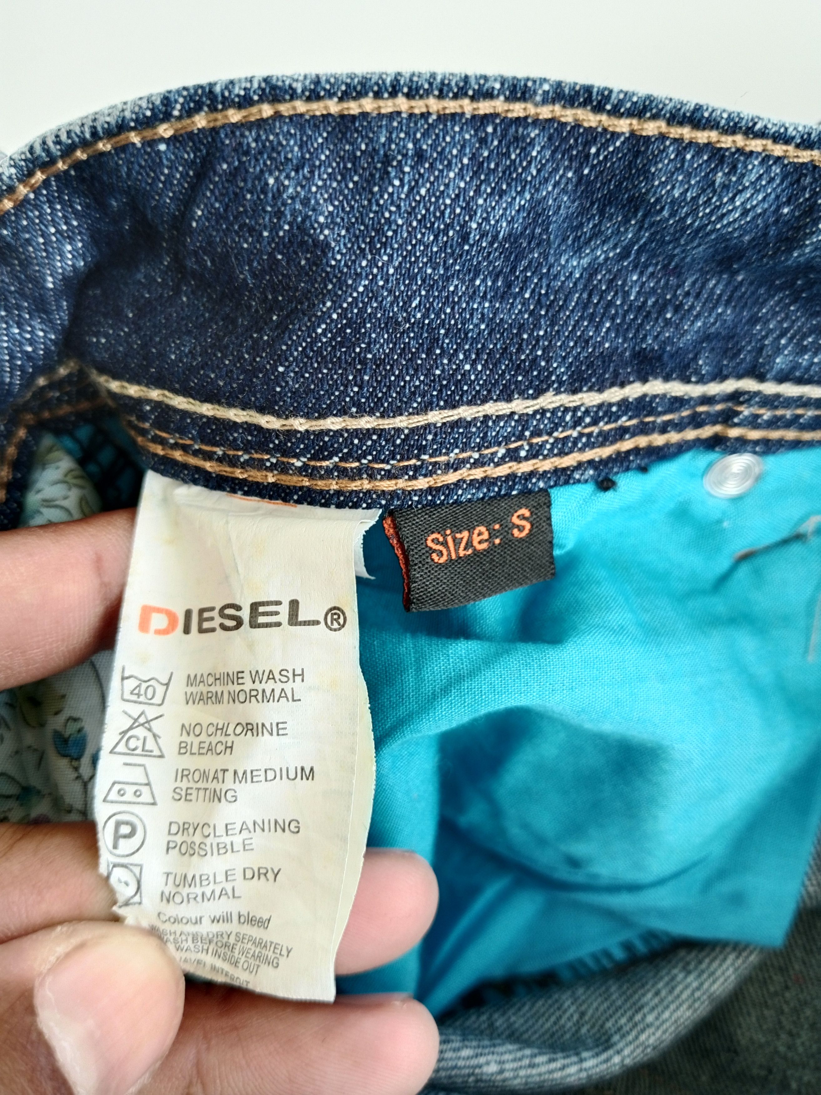 Diesel DIESEL Jeans True Denim Mini Skirt Size 29" - 10 Thumbnail