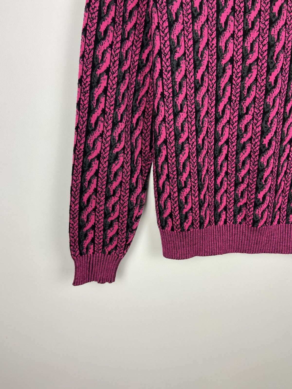 Designer × Moschino RRP$ 400 Moschino Couture Virgin Wool Pink Womens Sweater Size S / US 4 / IT 40 - 17 Thumbnail