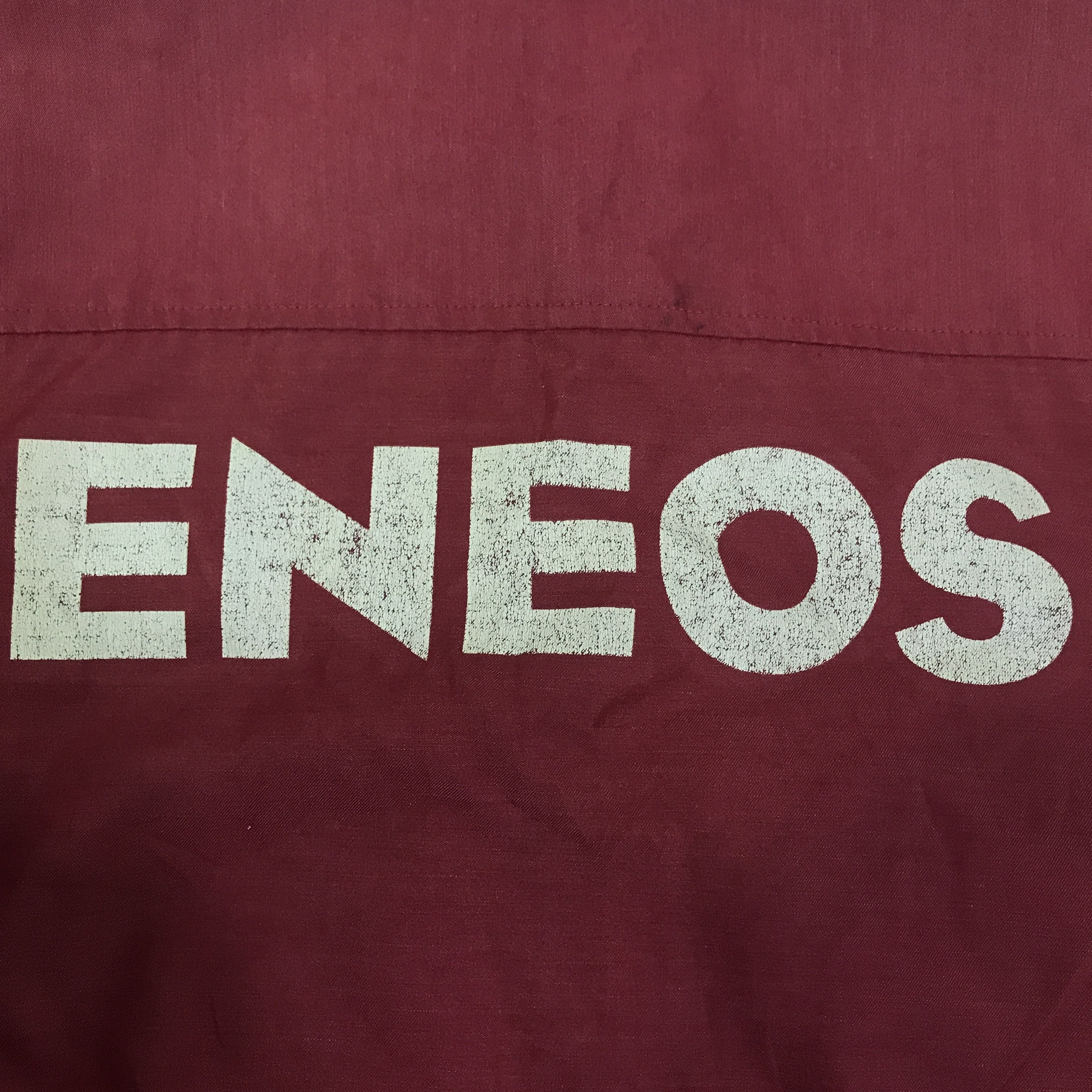 Japanese Brand Vintage Eneos oil Japan Coverall Jacket K122B1 Size US L / EU 52-54 / 3 - 17 Thumbnail