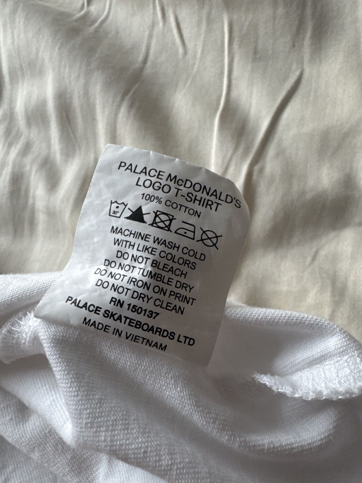 Palace Palace x McDonald’s T-Shirt — White — 2023 — Size L Size US L / EU 52-54 / 3 - 5 Thumbnail