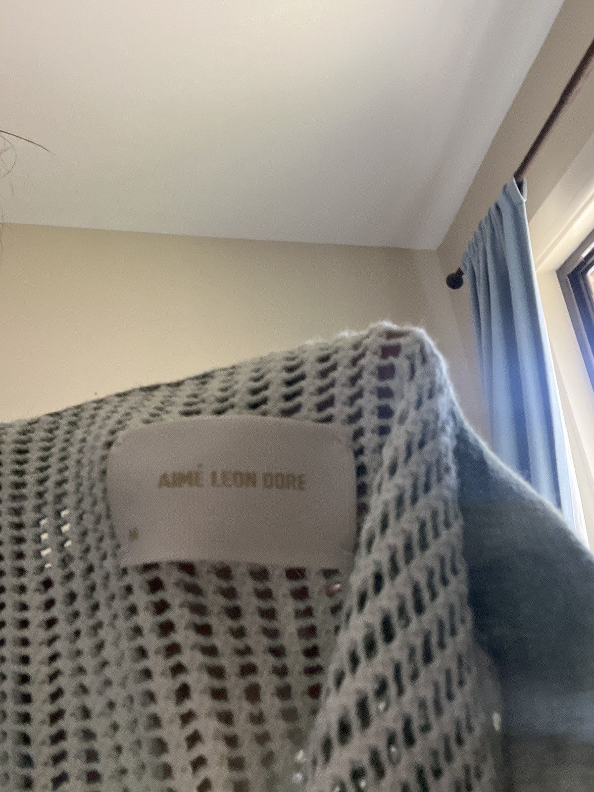 Aime Leon Dore ALD Mesh Knit Polo (Green) Size US M / EU 48-50 / 2 - 3 Thumbnail