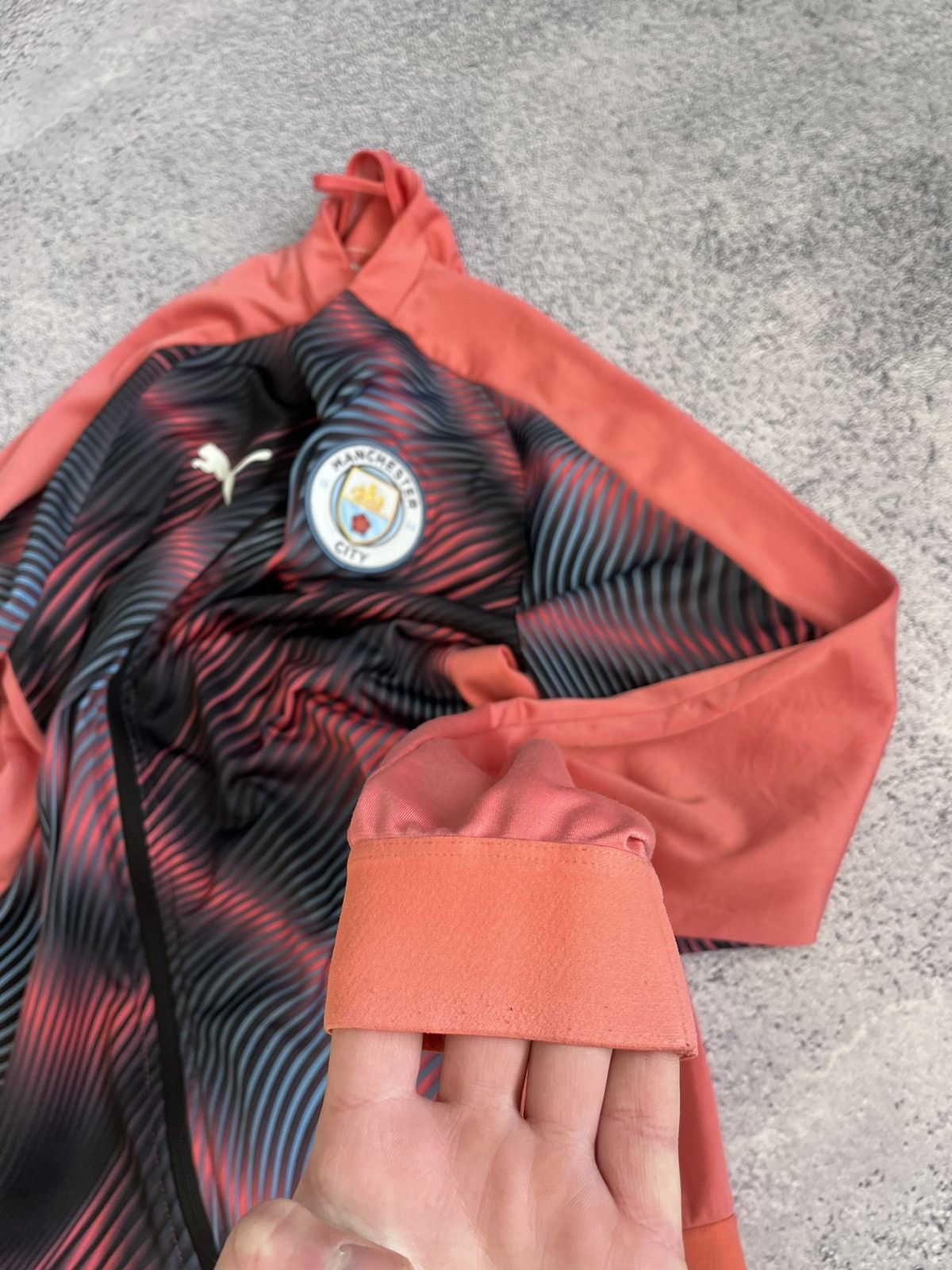 Puma Puma Boys Jacket Track Manchester City 2019/20 Soccer Size US XS / EU 42 / 0 - 23 Thumbnail