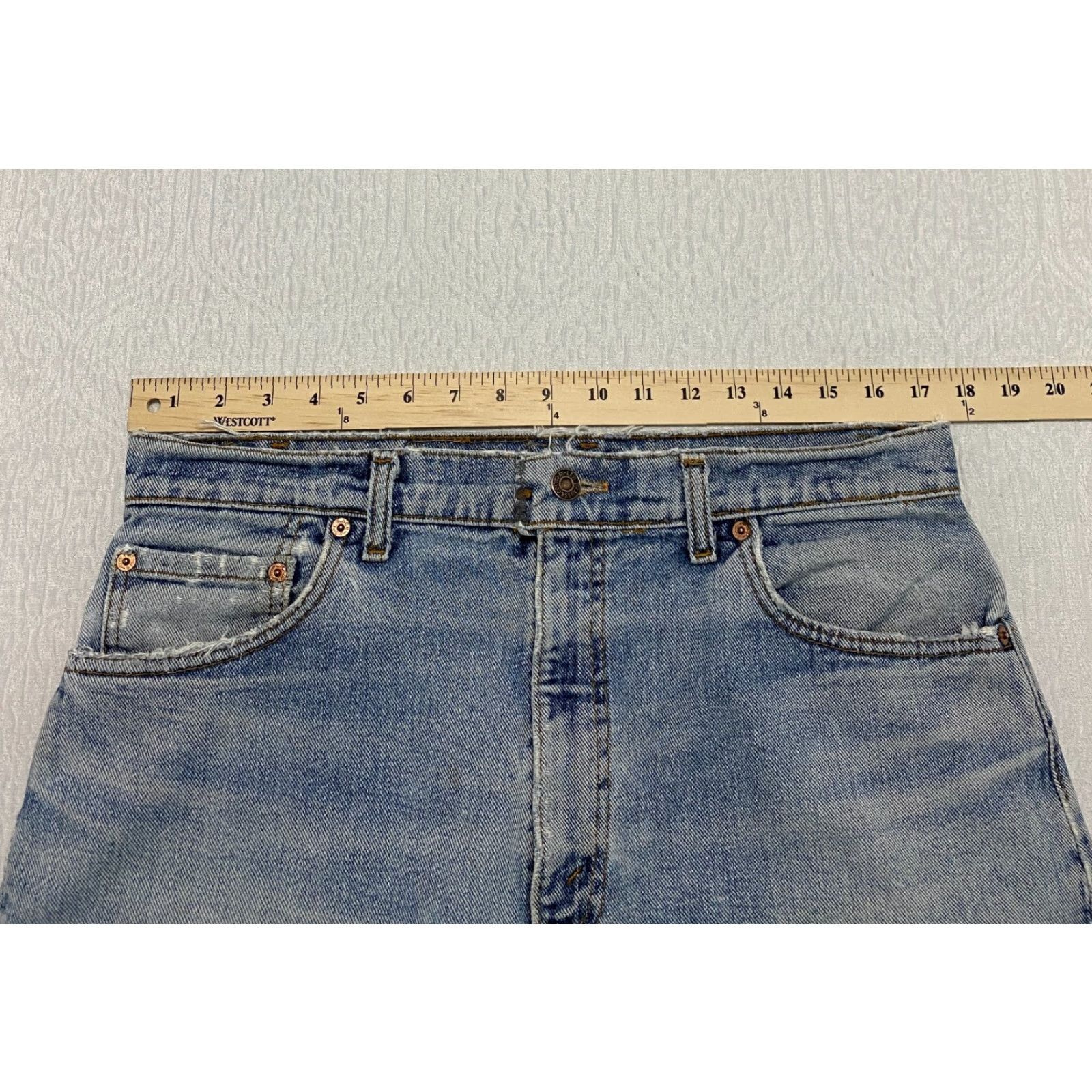 Levi's VINTAGE Levi's Jeans 852 USA Blue 34×32 Regular Men’s 100% Cotton Denim Straight 5-Pocket Size US 34 / EU 50 - 7 Thumbnail