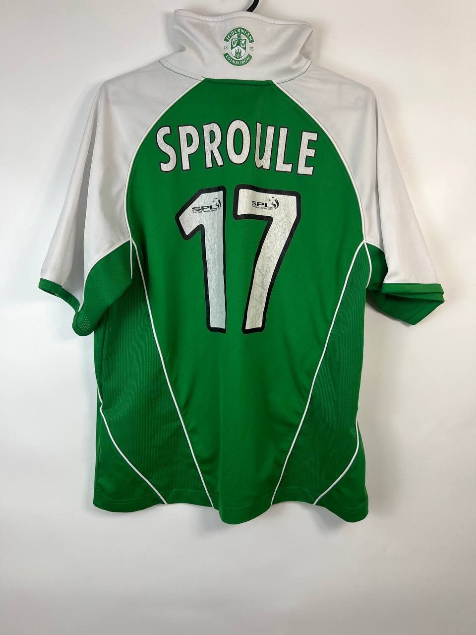 Vintage HIBERNIAN 2005 2006 HOME SHIRT SPROULE #17 Sz M Size US M / EU 48-50 / 2 - 5 Thumbnail